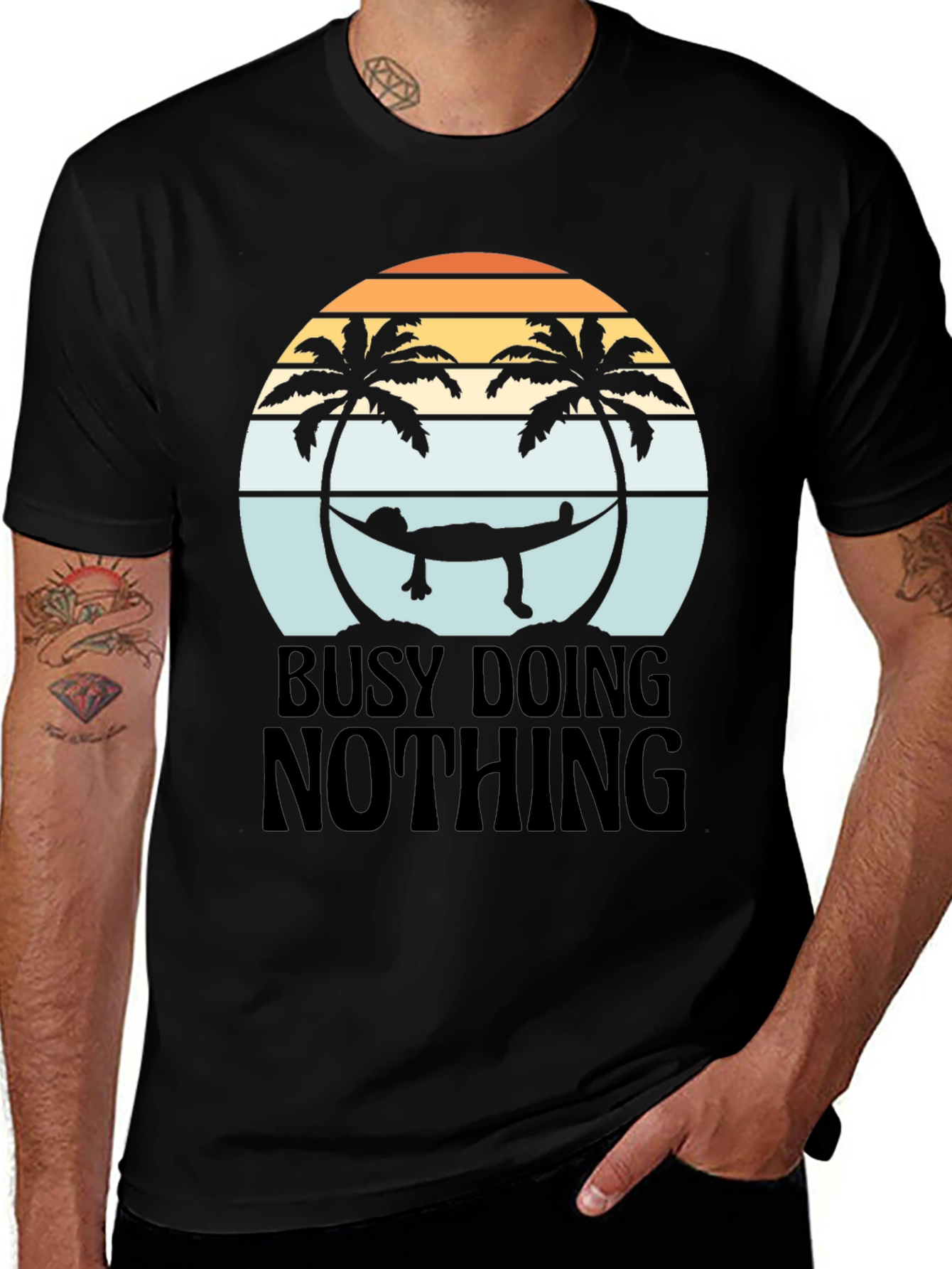 Busy Doing Nothing Hammock T-Shirt