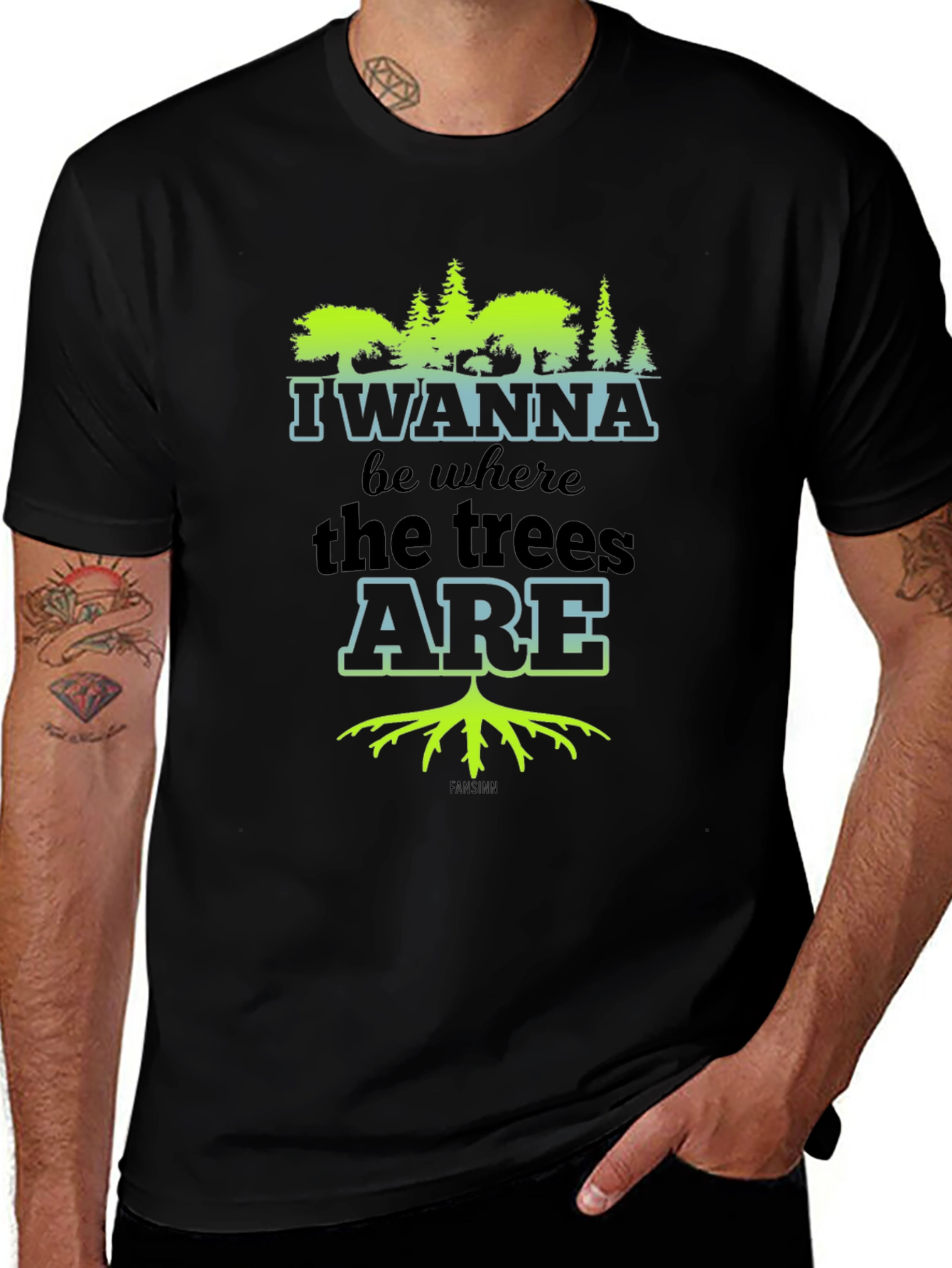 Variant 4 of Nature Lover T-Shirt: Where the Trees Are