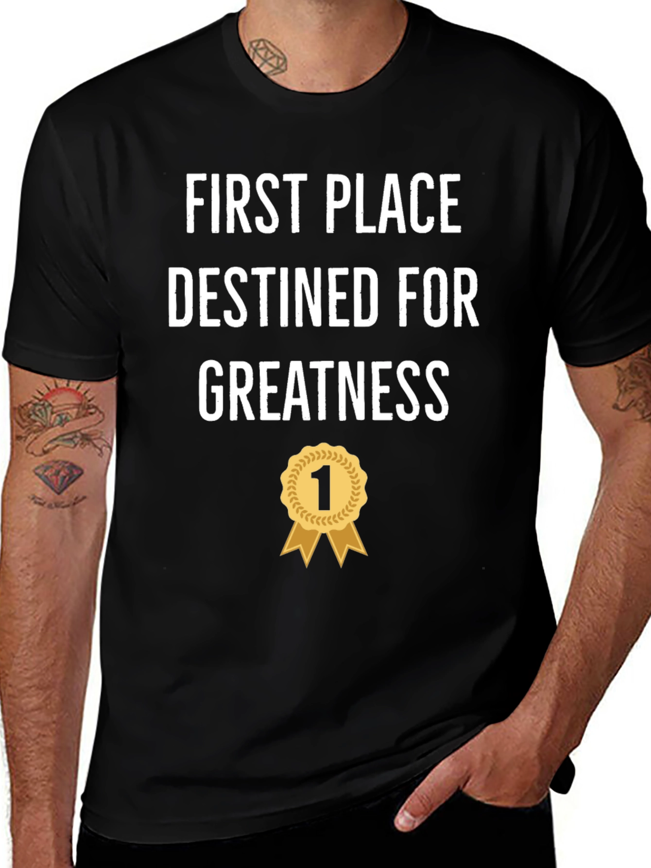First Place Greatness T-Shirt - Winner's Pride!