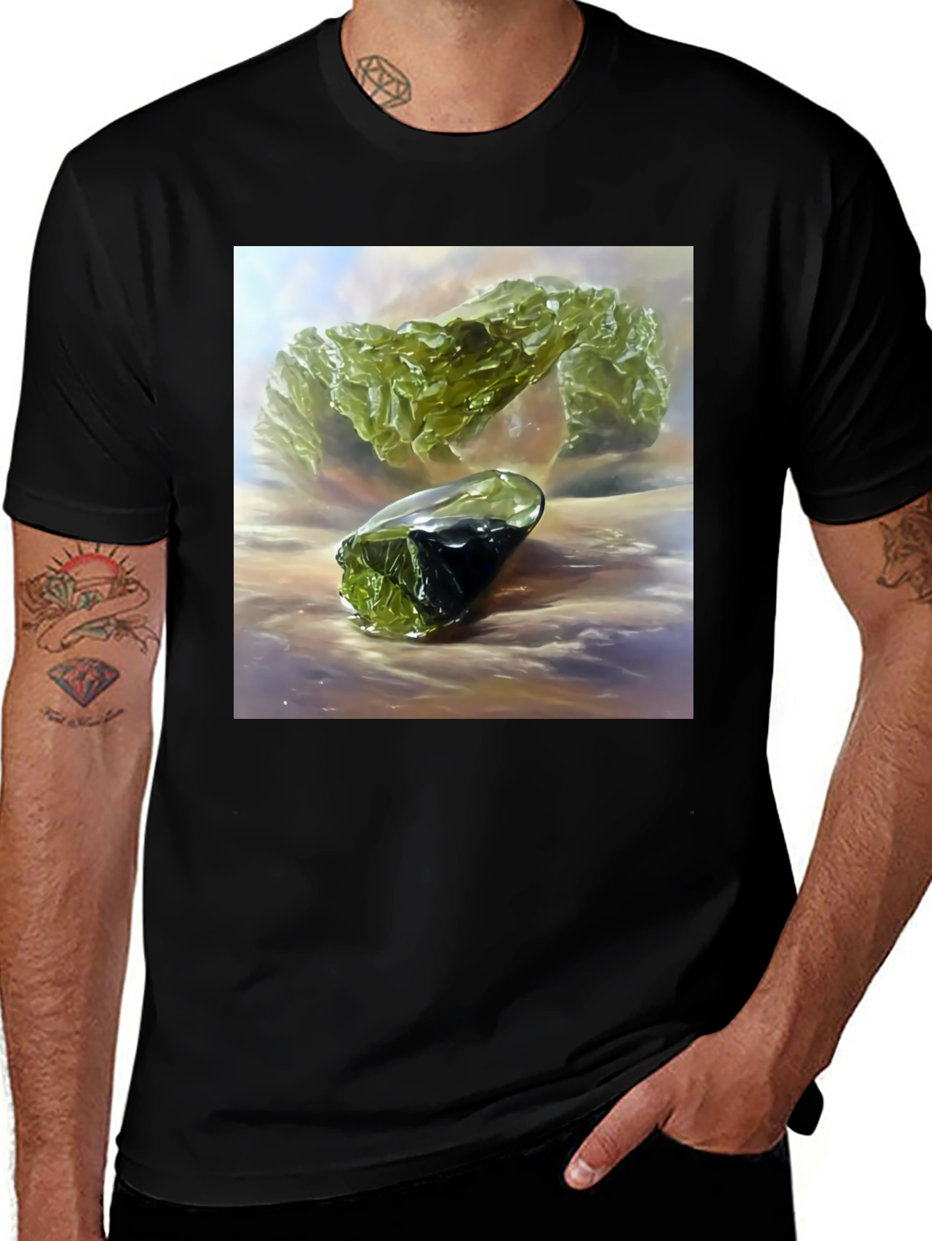 Variant 29 of Surreal Lettuce T-Shirt
