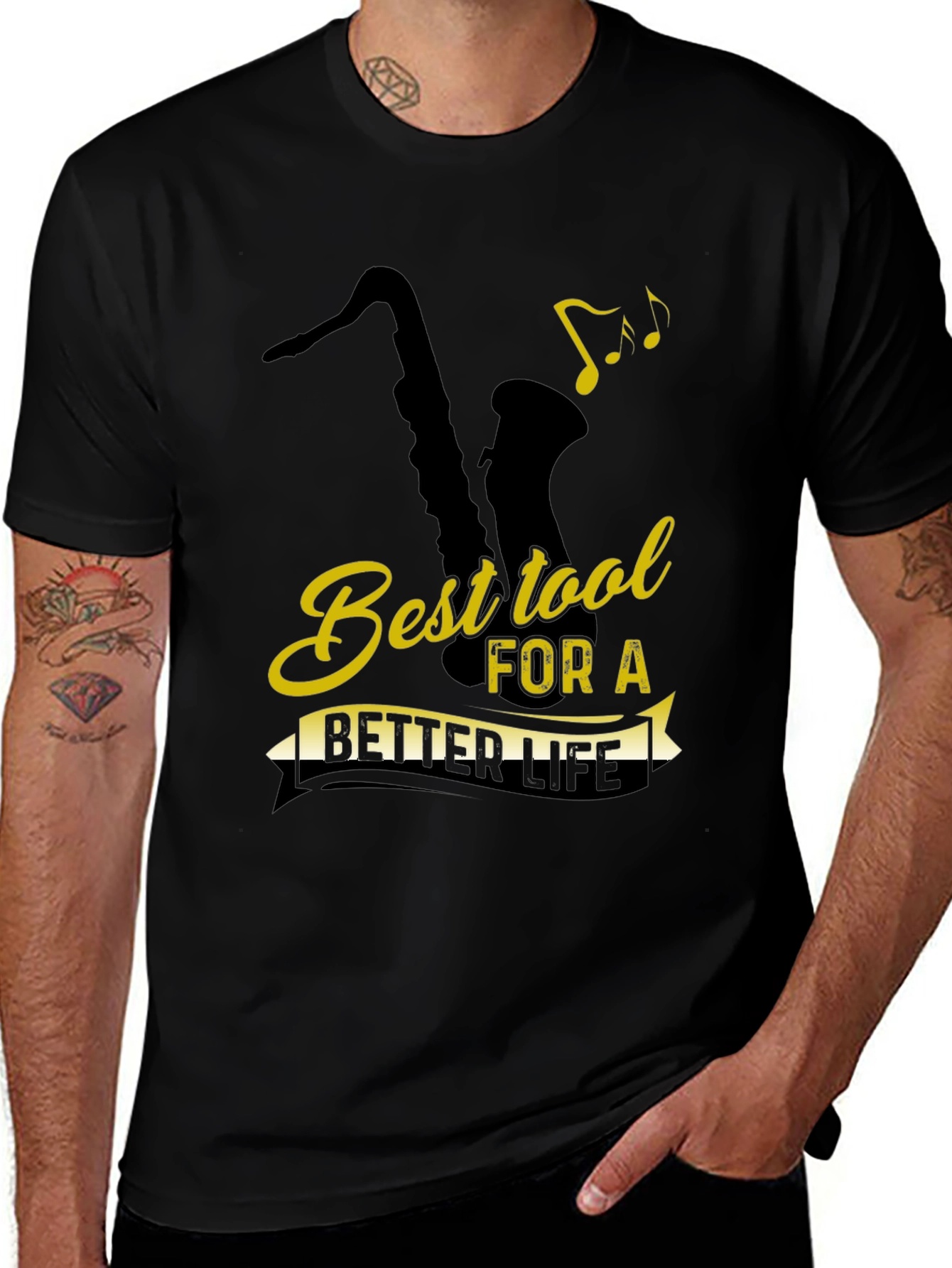 Variant 11 of Saxophone "Best Tool" Graphic T-Shirt