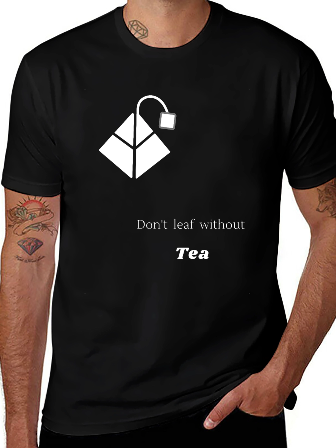 Variant 19 of Don't Leaf Without Tea Graphic T-Shirt