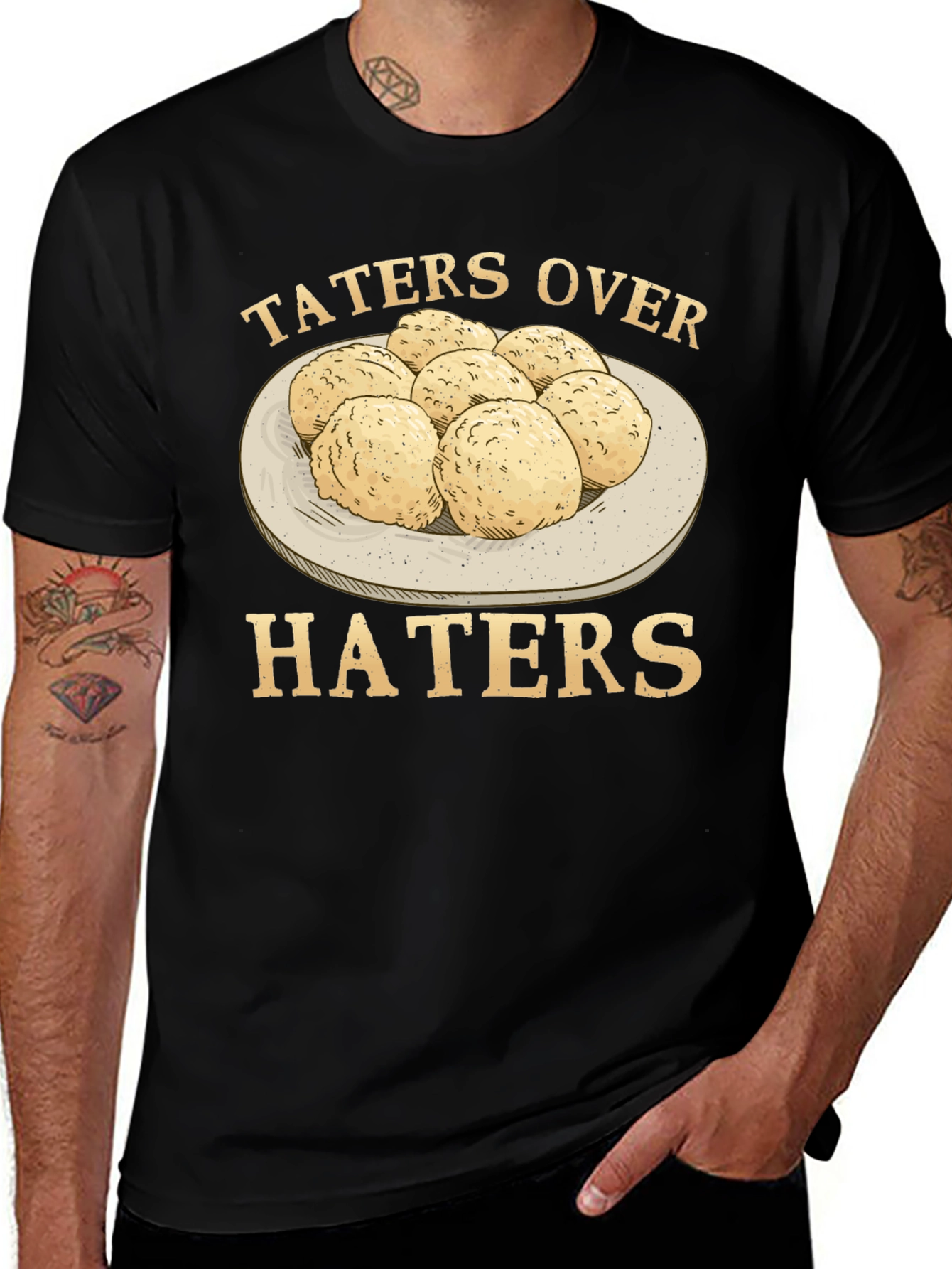 Variant 17 of Taters Over Haters Graphic T-Shirt