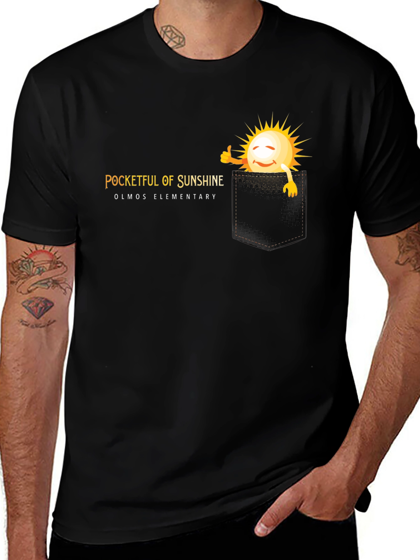 Variant 25 of Pocketful of Sunshine T-Shirt - Elementary School