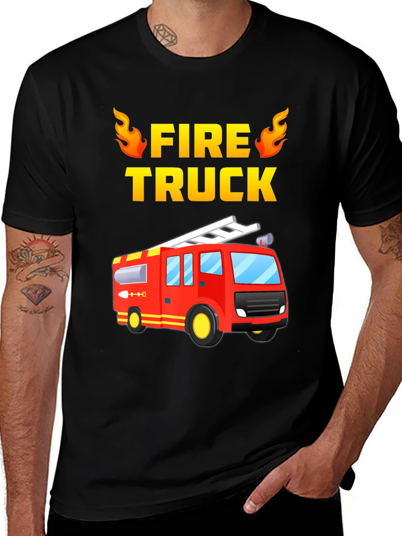 Variant 20 of Fire Truck Graphic Tee