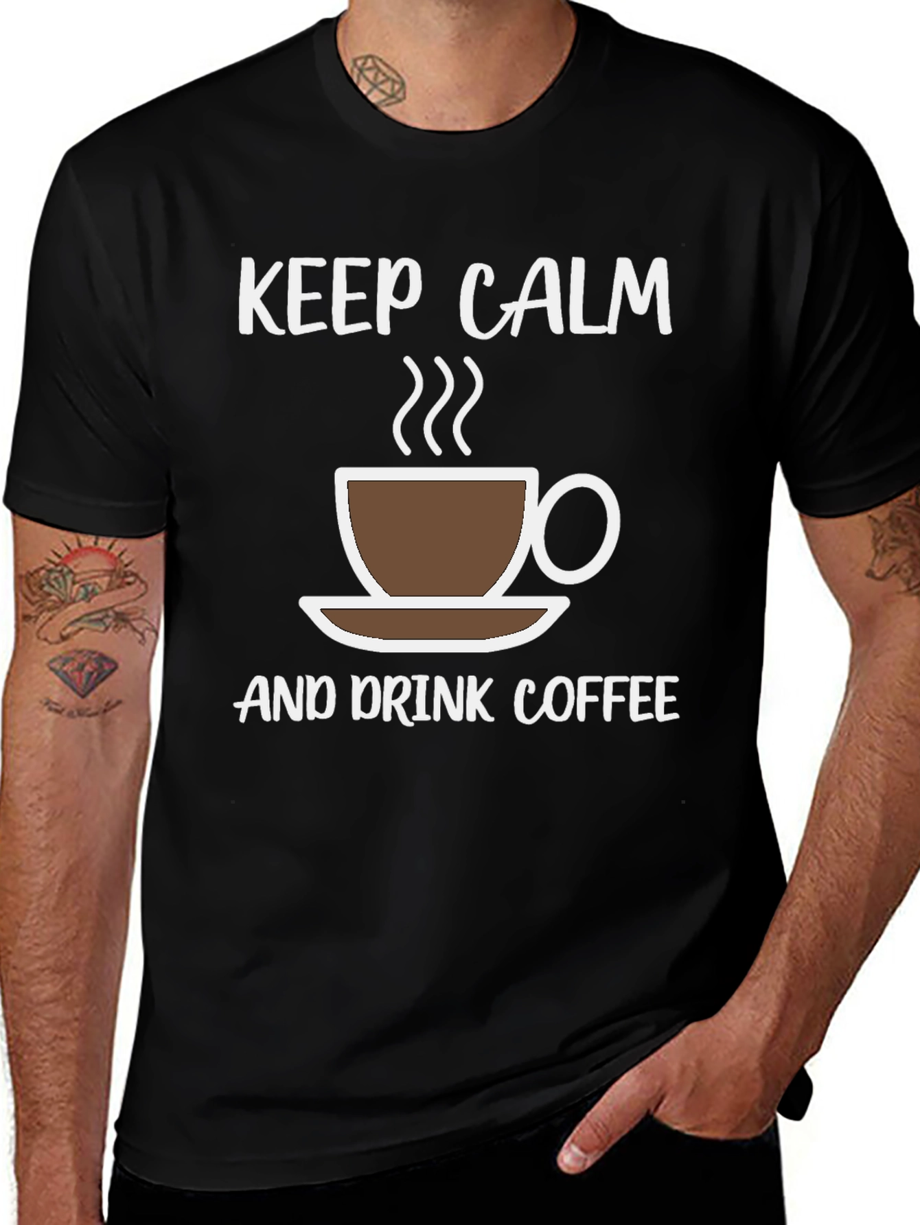 Variant 4 of Keep Calm & Drink Coffee T-Shirt