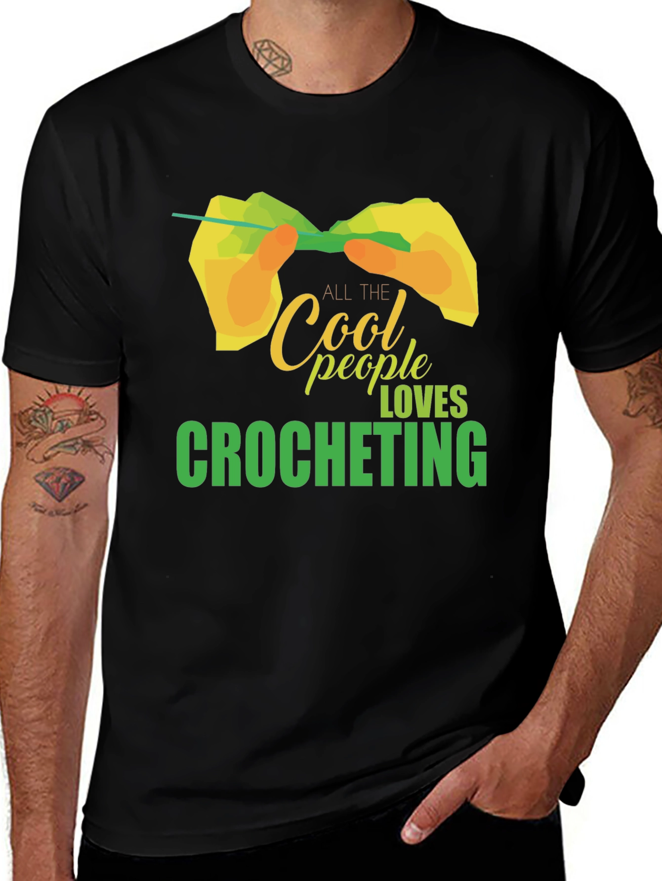 Variant 24 of Cool People Love Crocheting T-Shirt