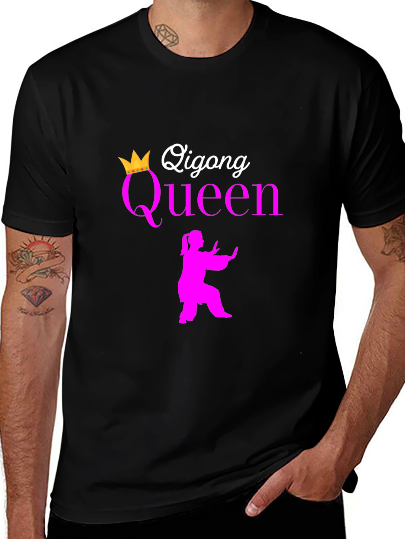 Qigong Queen T-Shirt - Black
