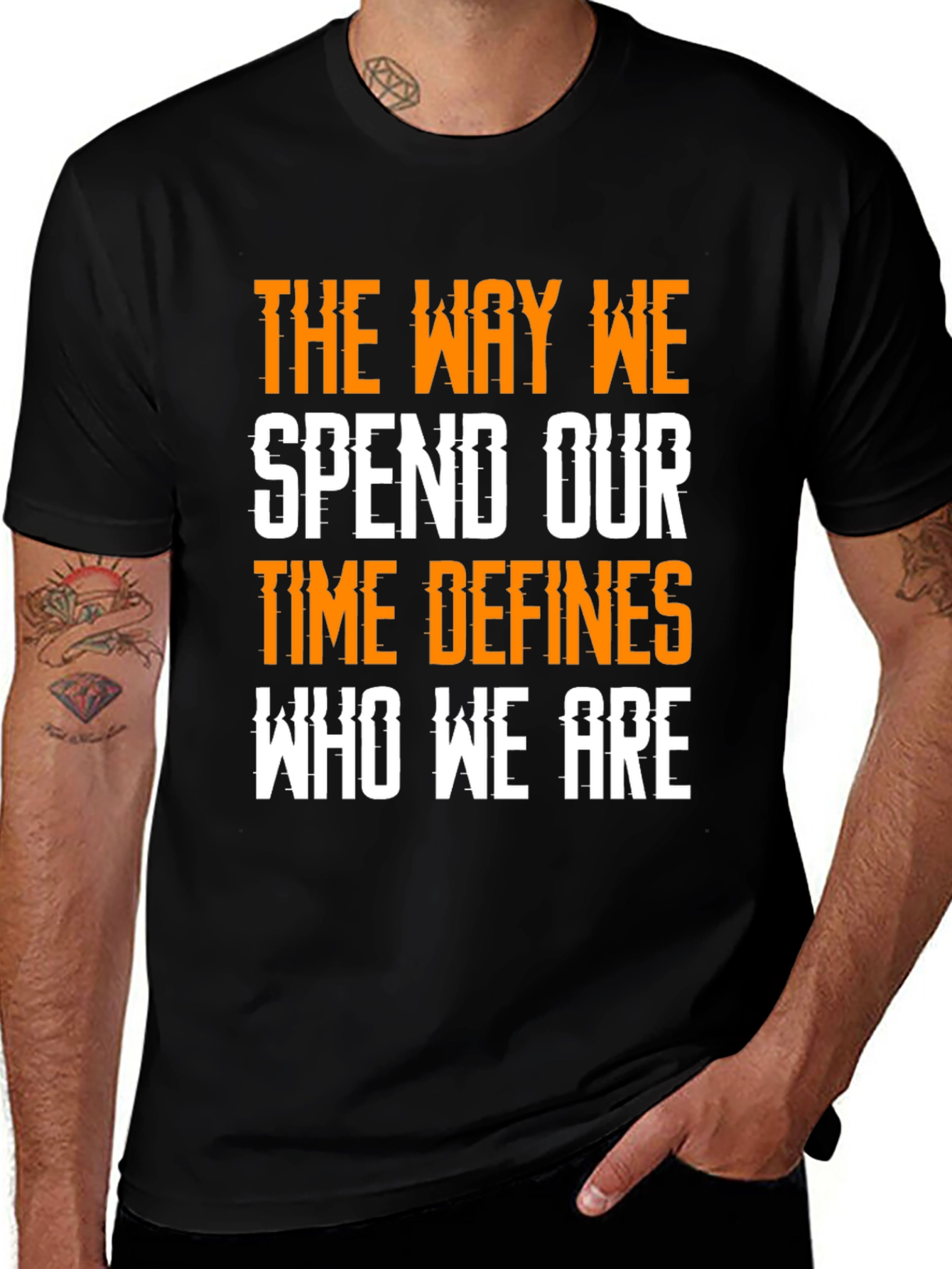 Variant 9 of Statement T-Shirt: The Way We Spend Our Time