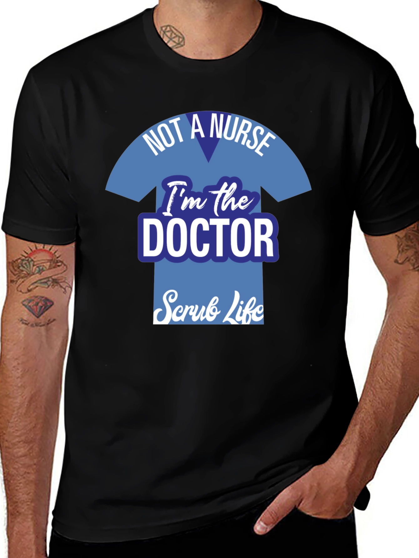 Doctor Scrub Life T-Shirt - Medical Professional Apparel
