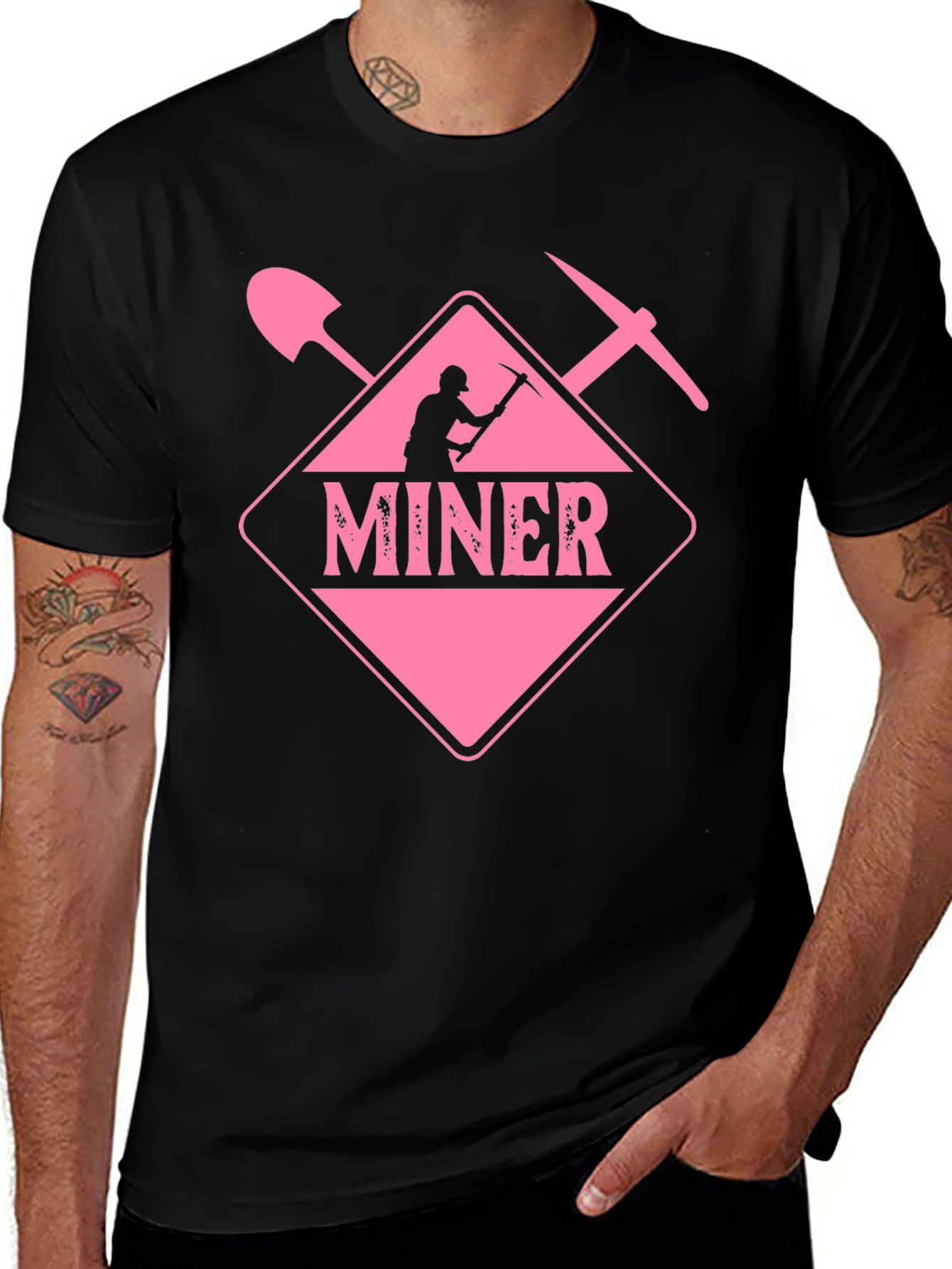 Variant 13 of Miner Graphic T-Shirt