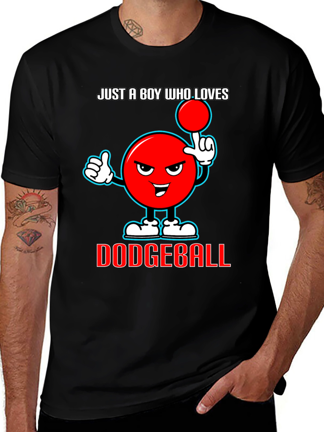 Variant 22 of Boy Who Loves Dodgeball T-Shirt