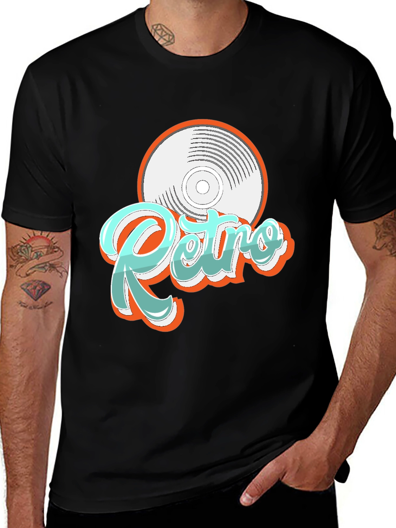 Variant 11 of Retro Vinyl Record T-Shirt - Music Lover Tee
