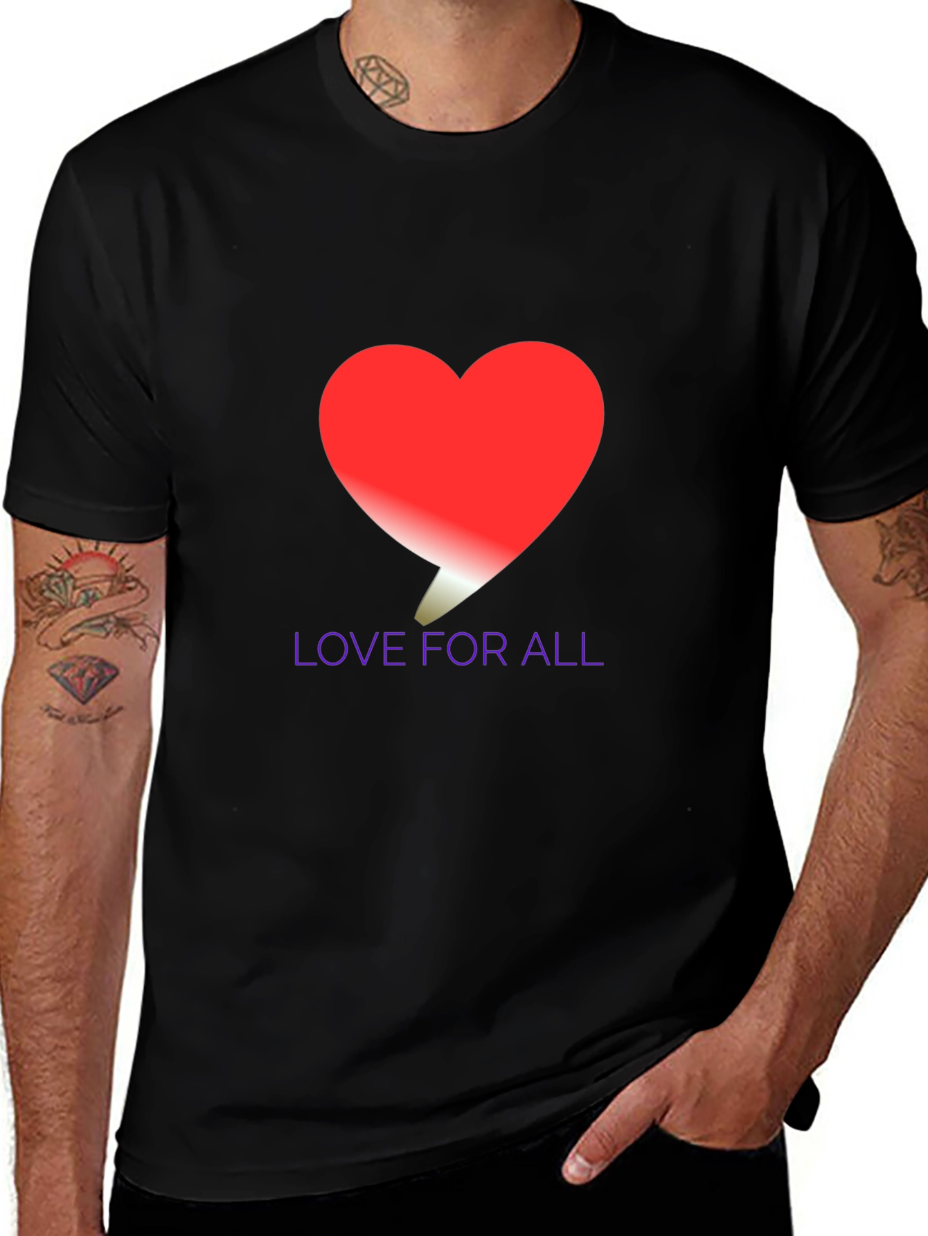 Variant 22 of Love For All Graphic Tee