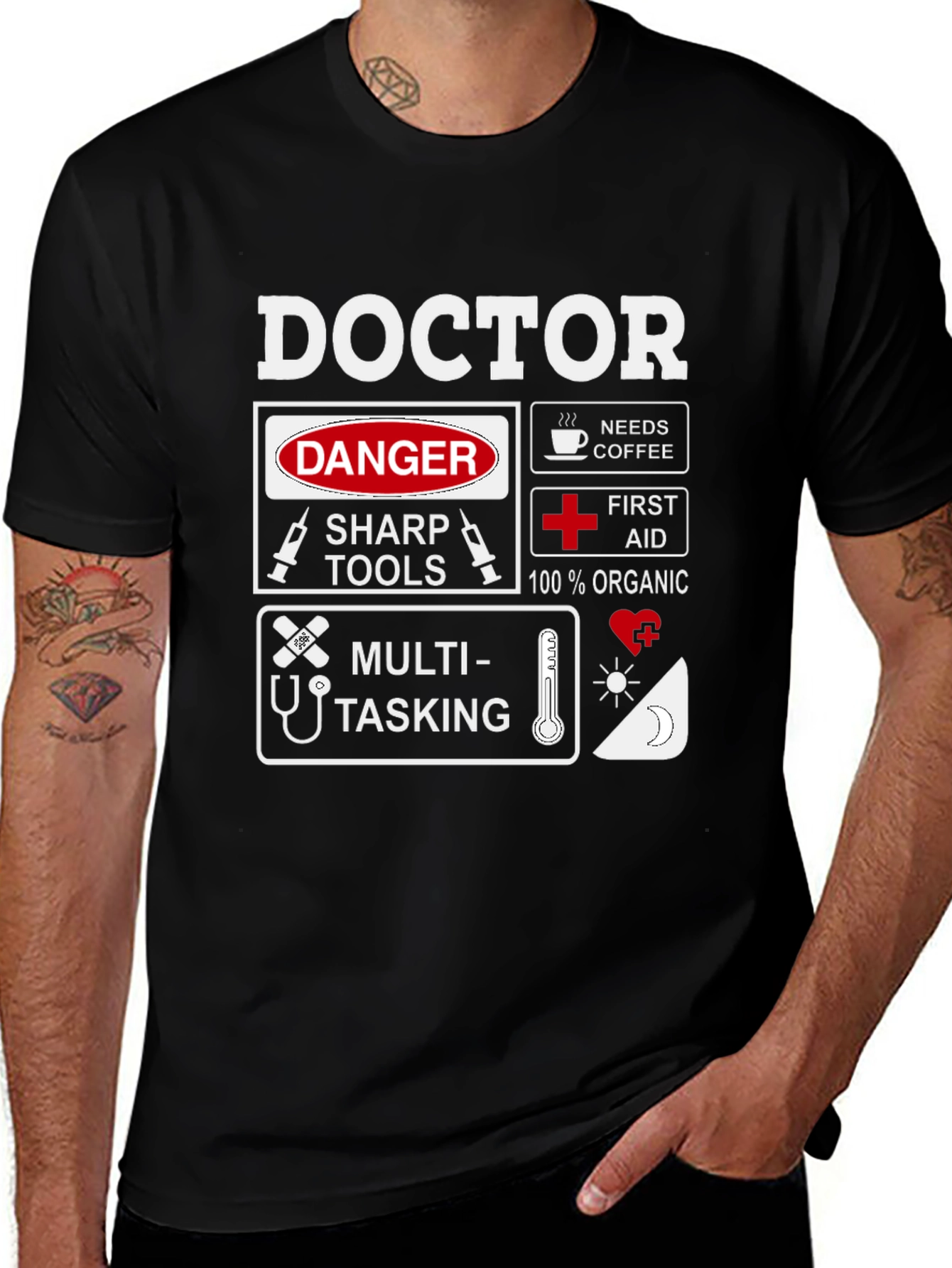 Variant 13 of Doctor Multi-Tasking Graphic T-Shirt