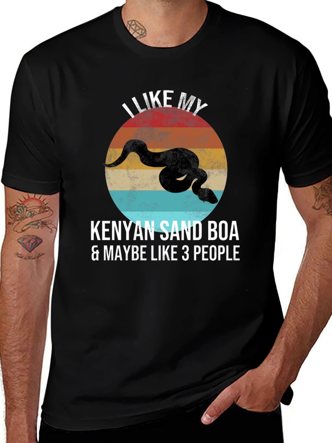 Kenyan Sand Boa Lover Graphic T-Shirt