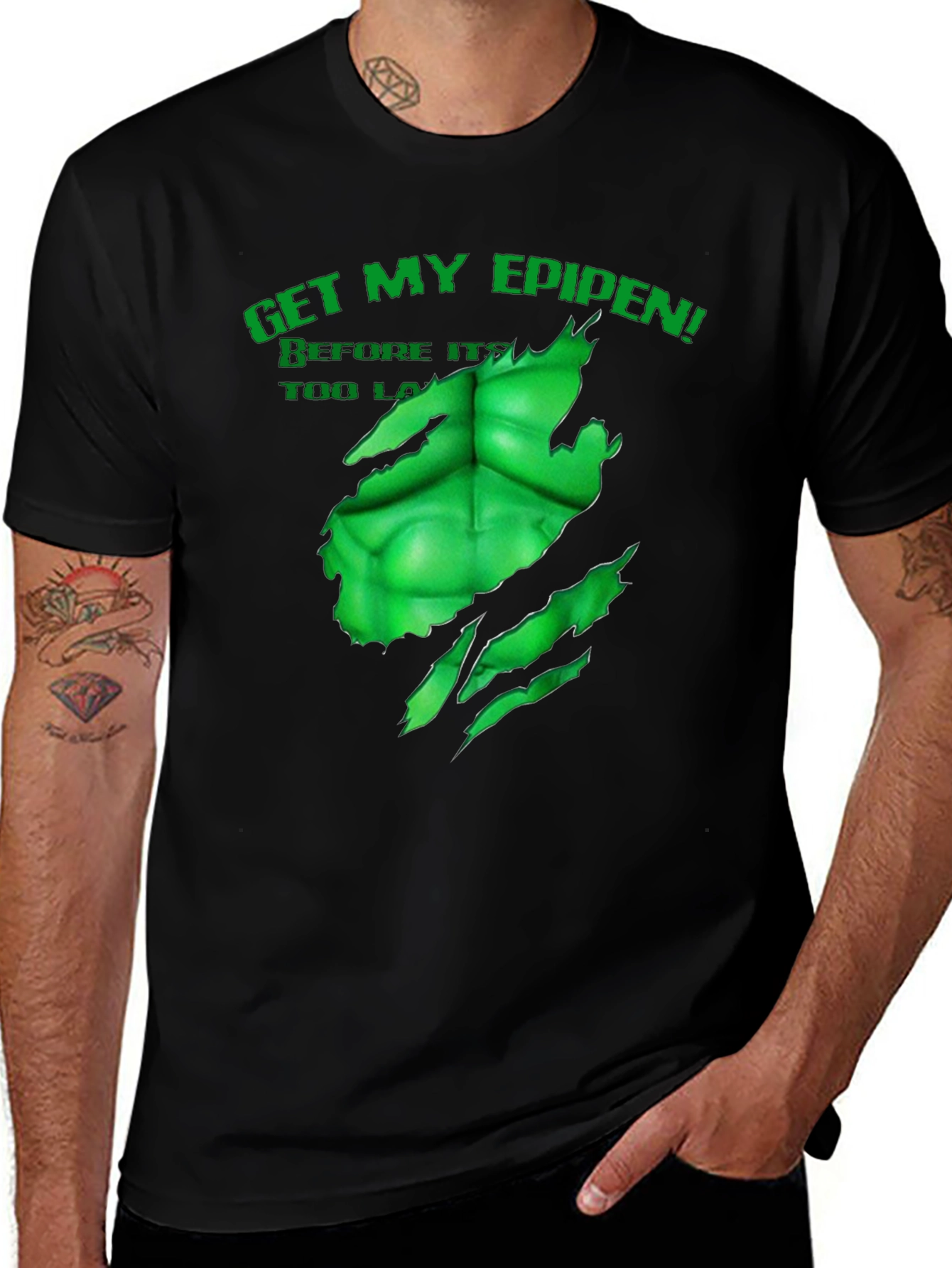 Hulk EpiPen T-Shirt: Get My EpiPen Before It's Too Late!