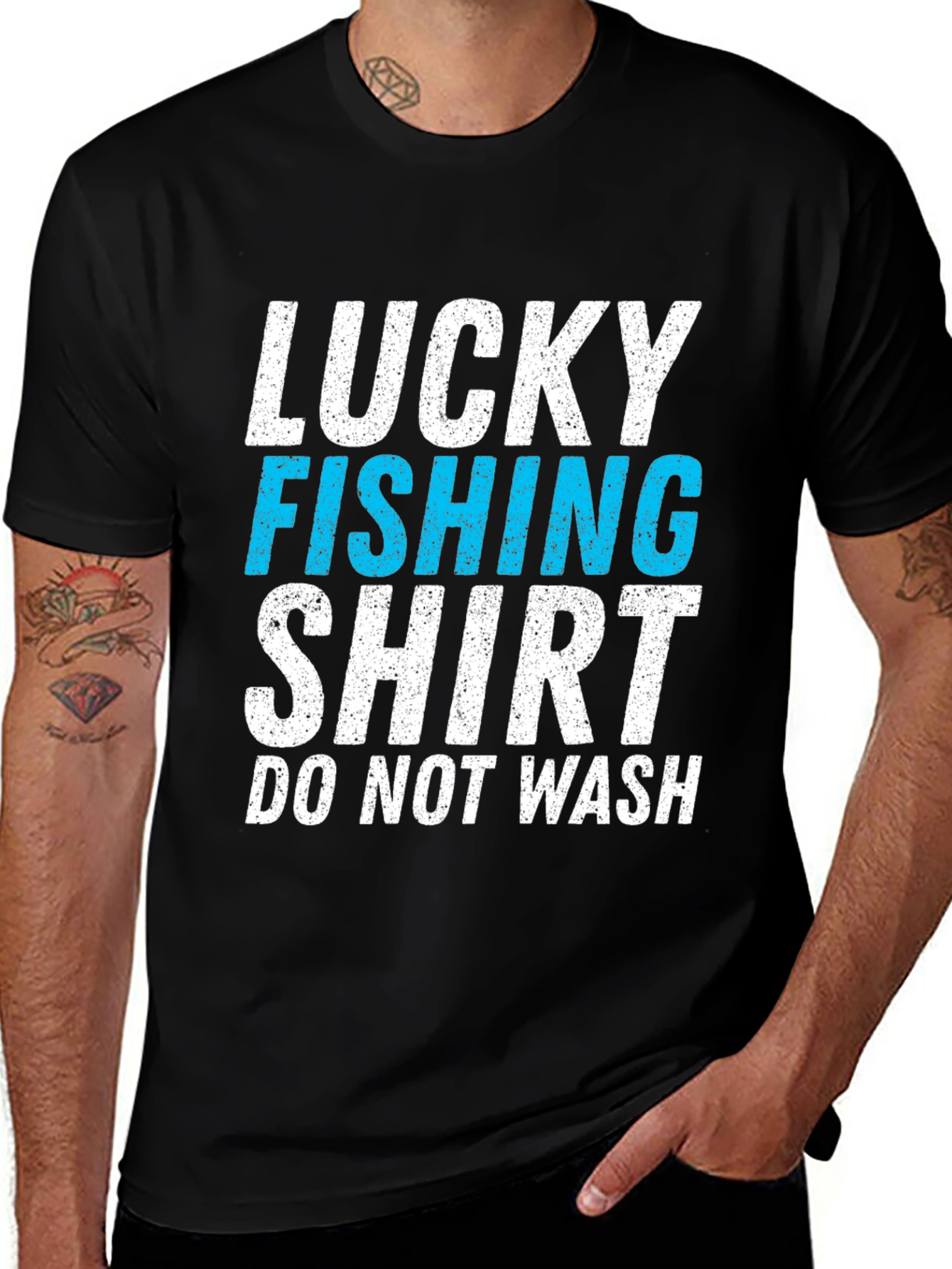 Variant 15 of Lucky Fishing Shirt - Men's Graphic Tee