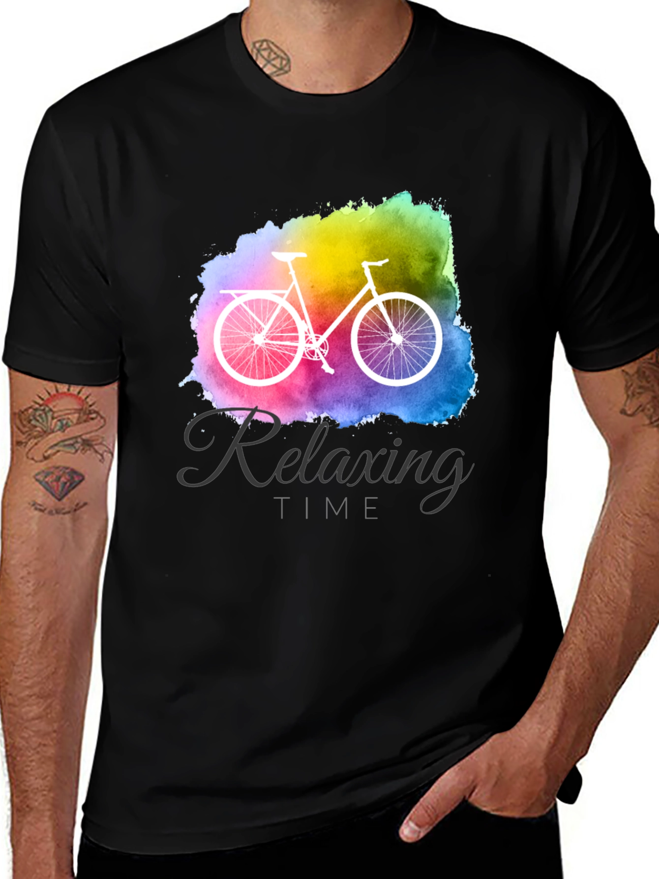 Variant 11 of Relaxing Time Bike Graphic Tee