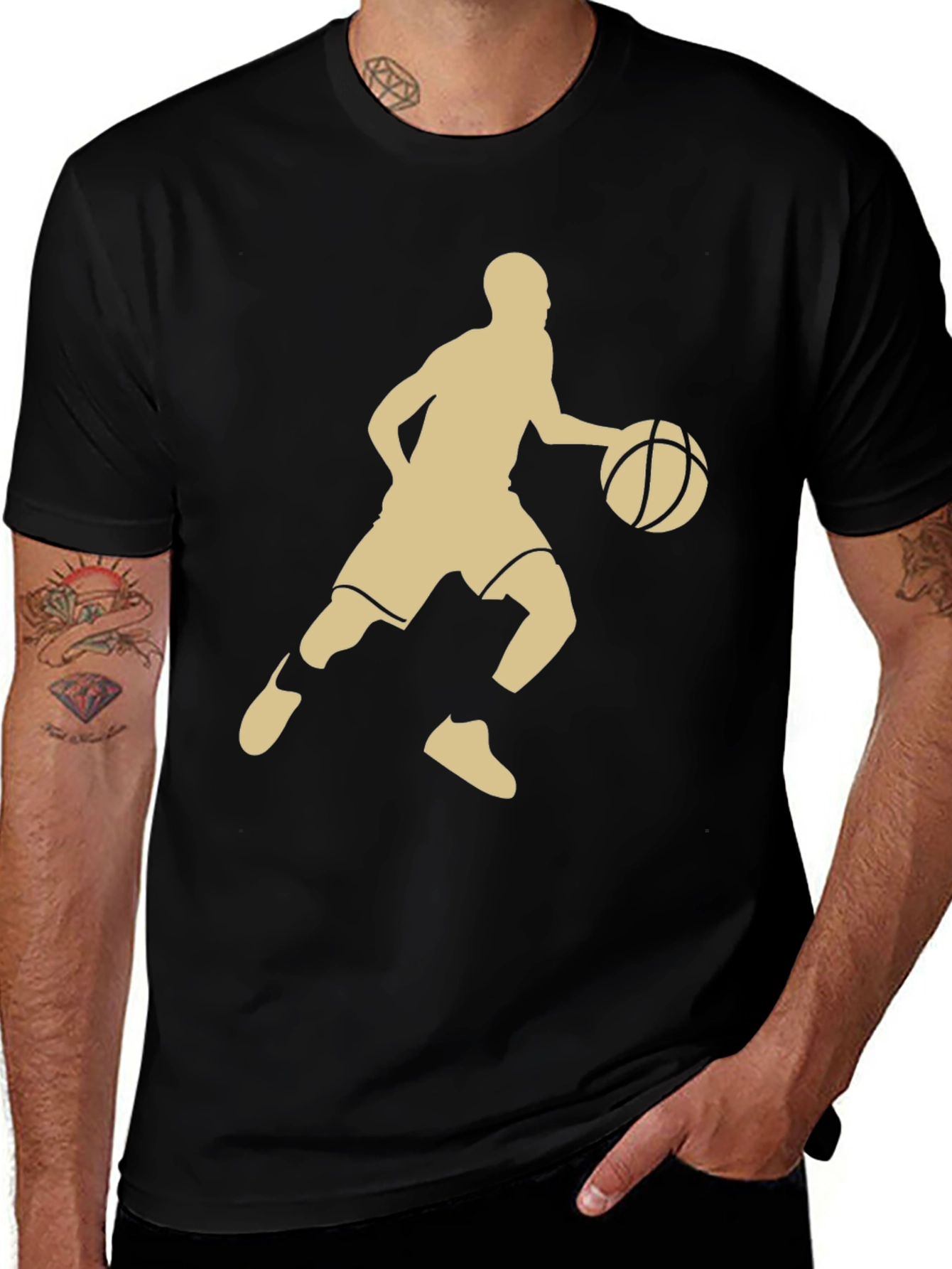 Variant 15 of Basketball Player Graphic T-Shirt