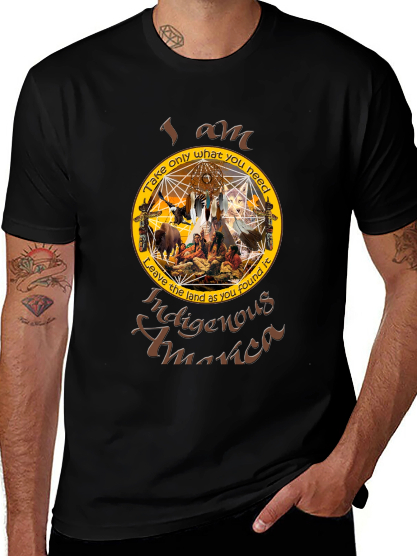 Indigenous America T-Shirt - Native Pride