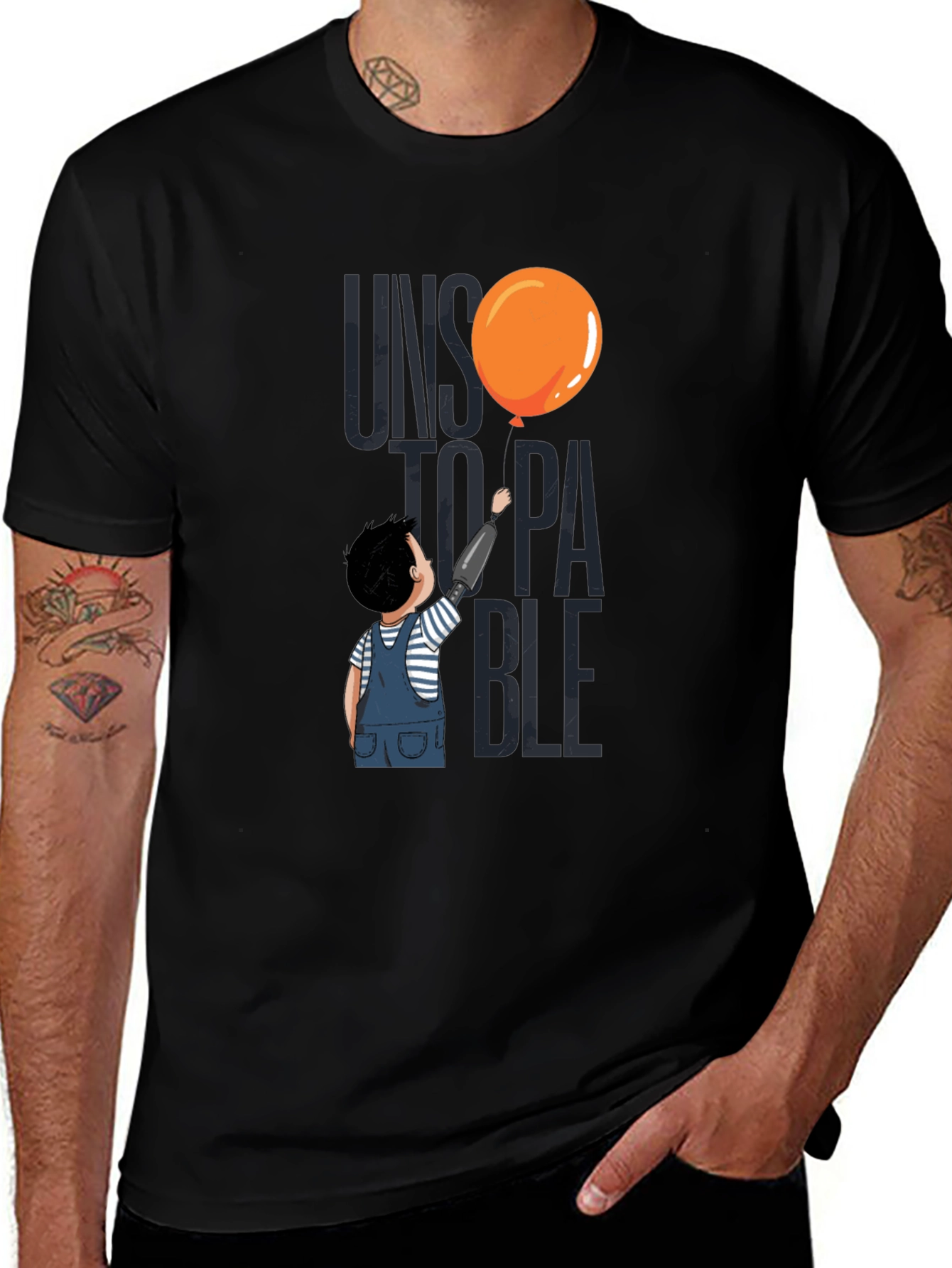 Variant 11 of Unstoppable Graphic T-Shirt - Optimistic Design