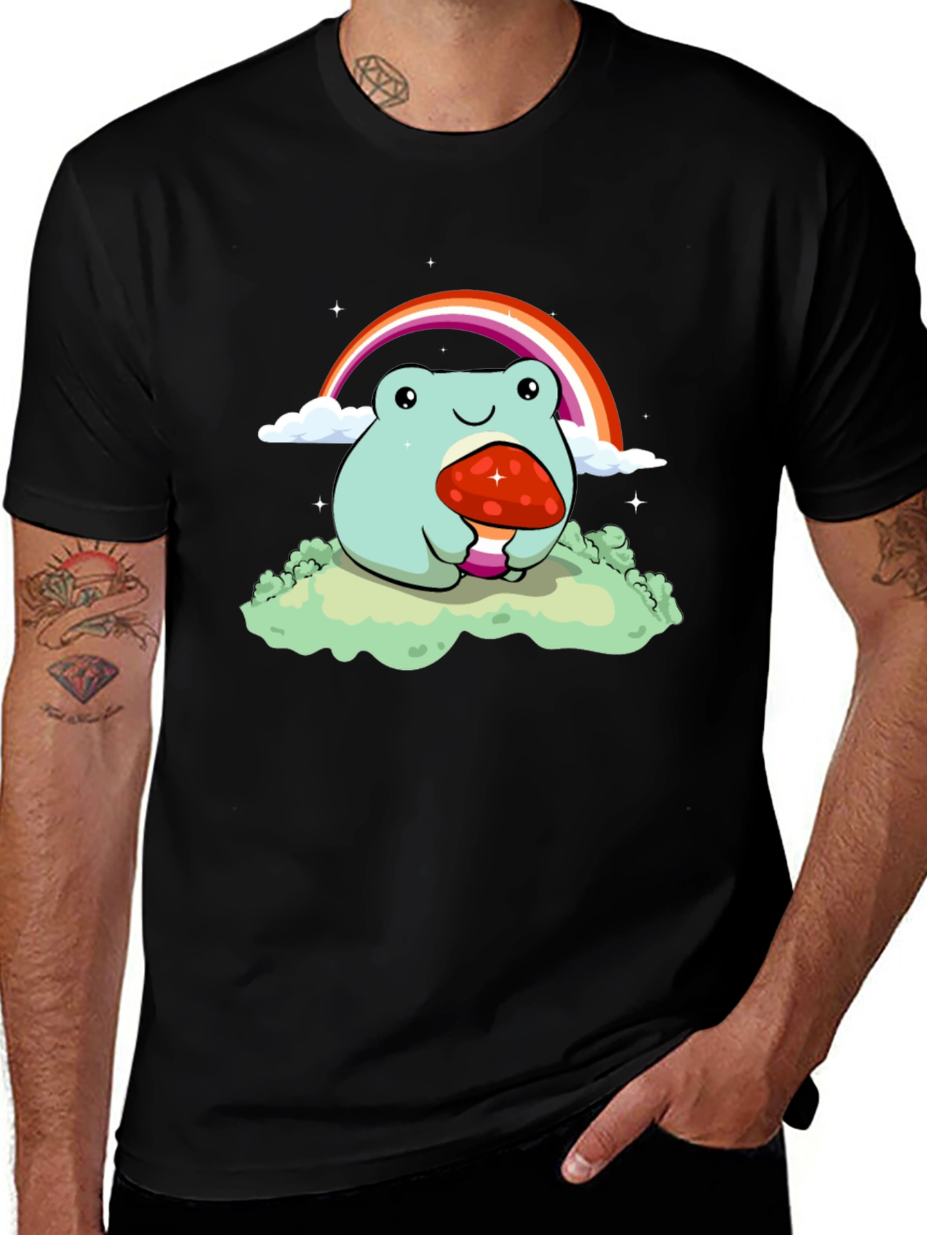 Variant 23 of Frog Lesbian Pride T-Shirt