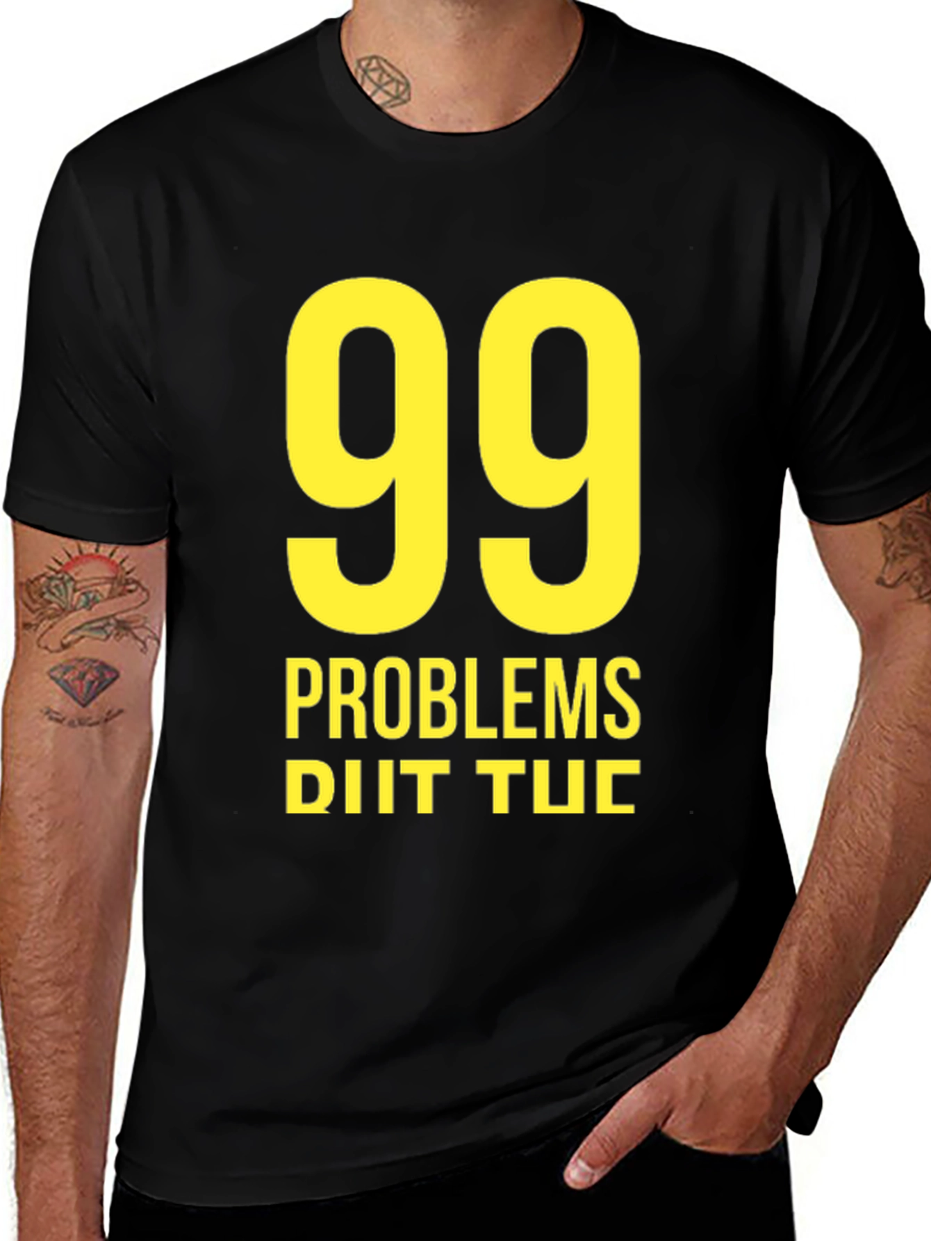 Variant 11 of 99 Problems Black Graphic Tee