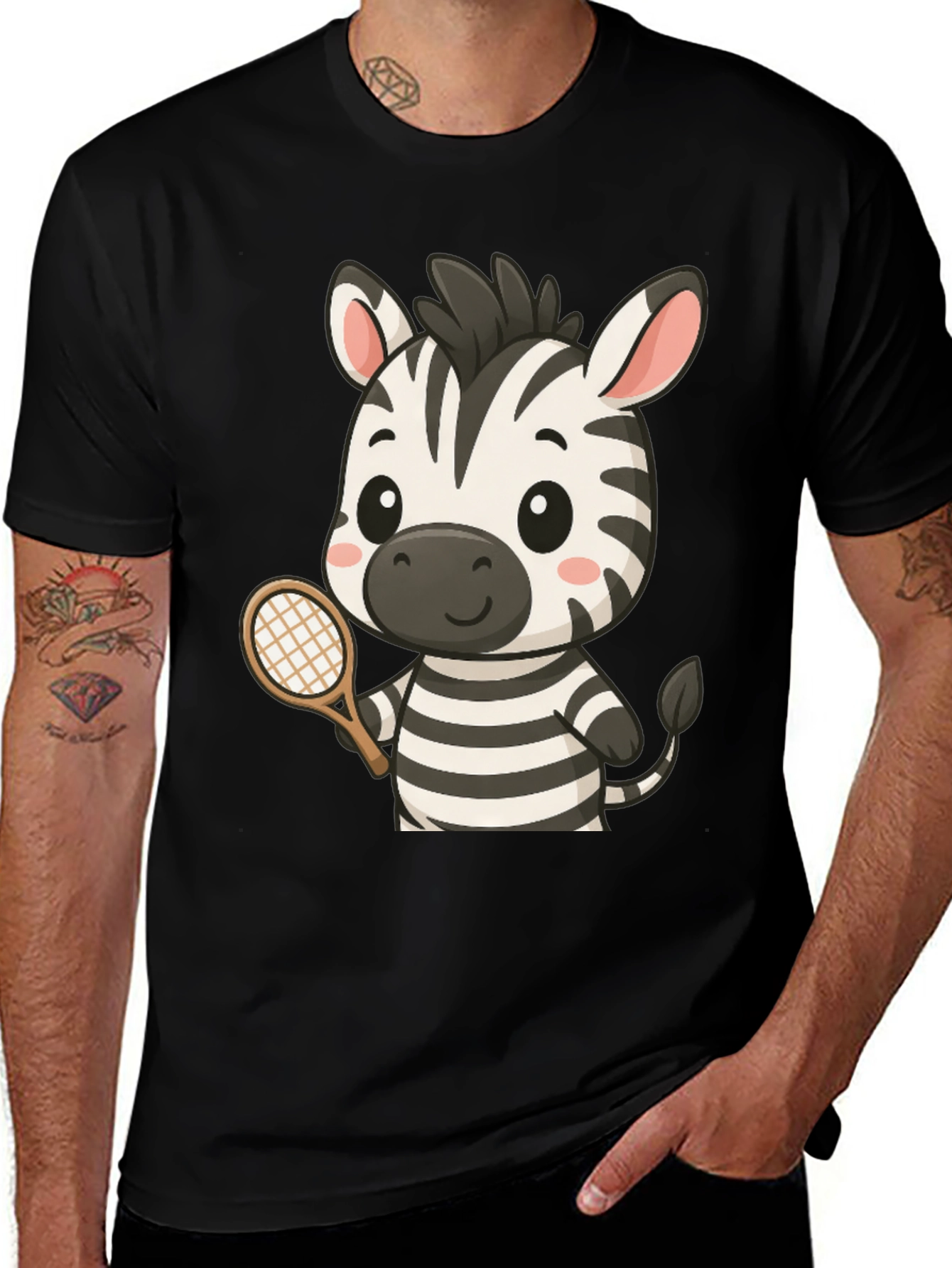 Variant 16 of Zebra Tennis T-Shirt