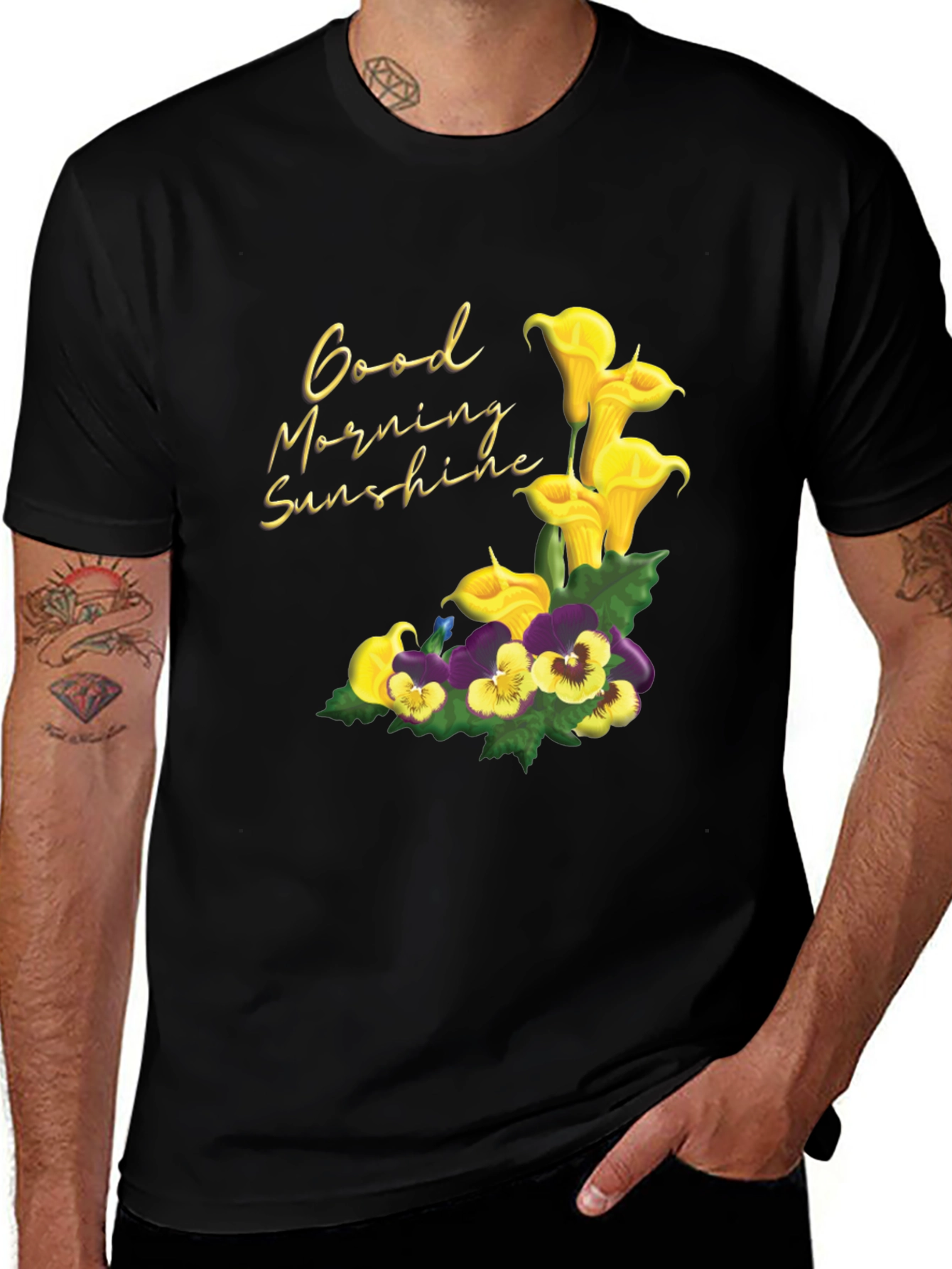 Sunshine Floral Graphic Tee