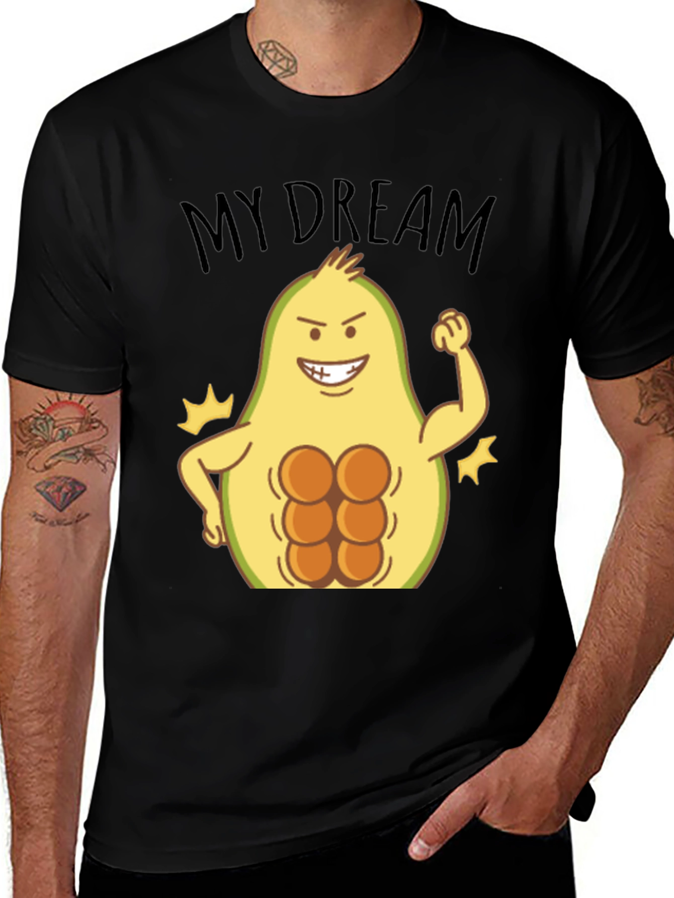Variant 28 of My Dream Avocado Six Pack Funny T-Shirt