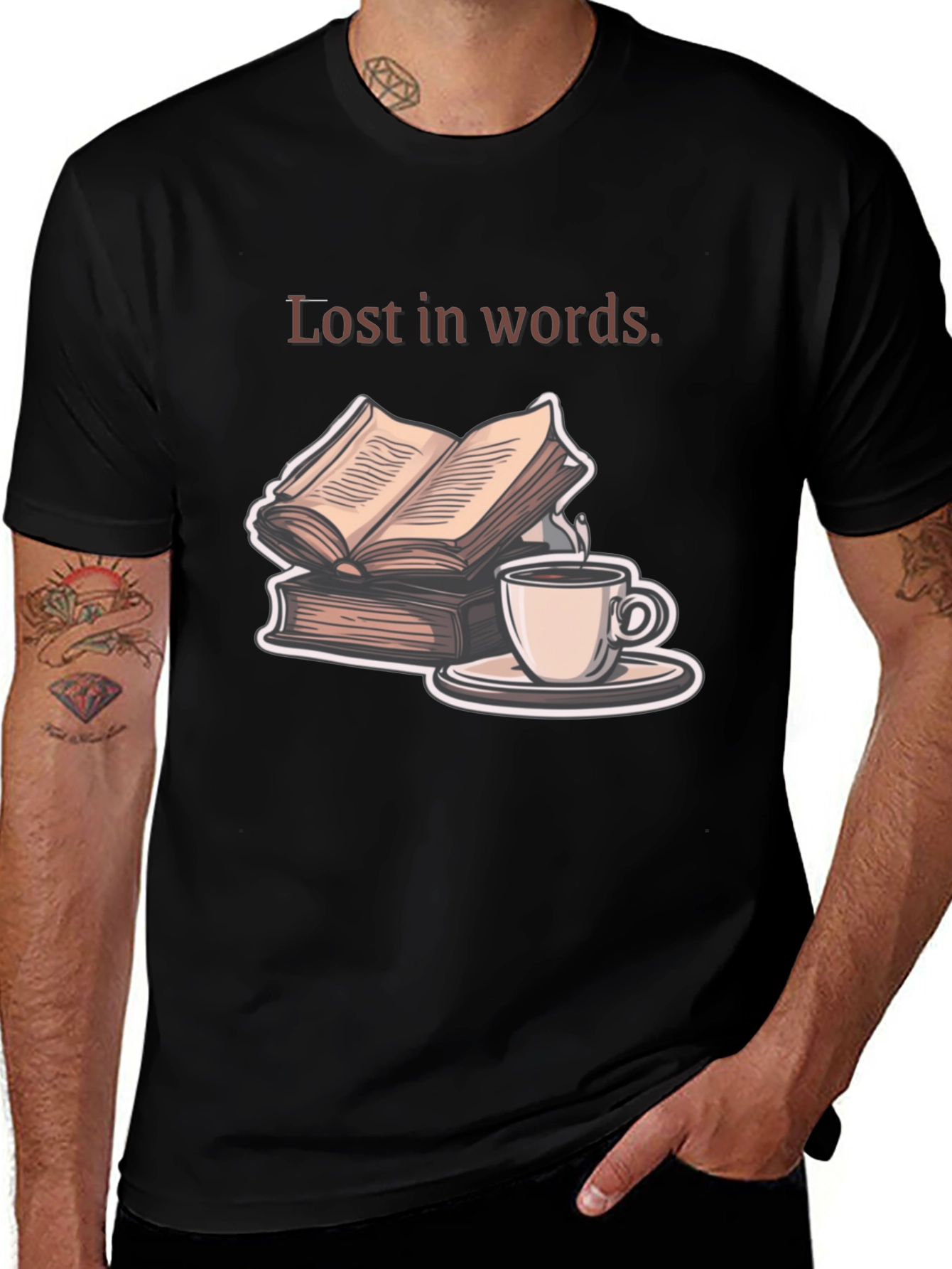 Variant 20 of Lost in Words Graphic Tee