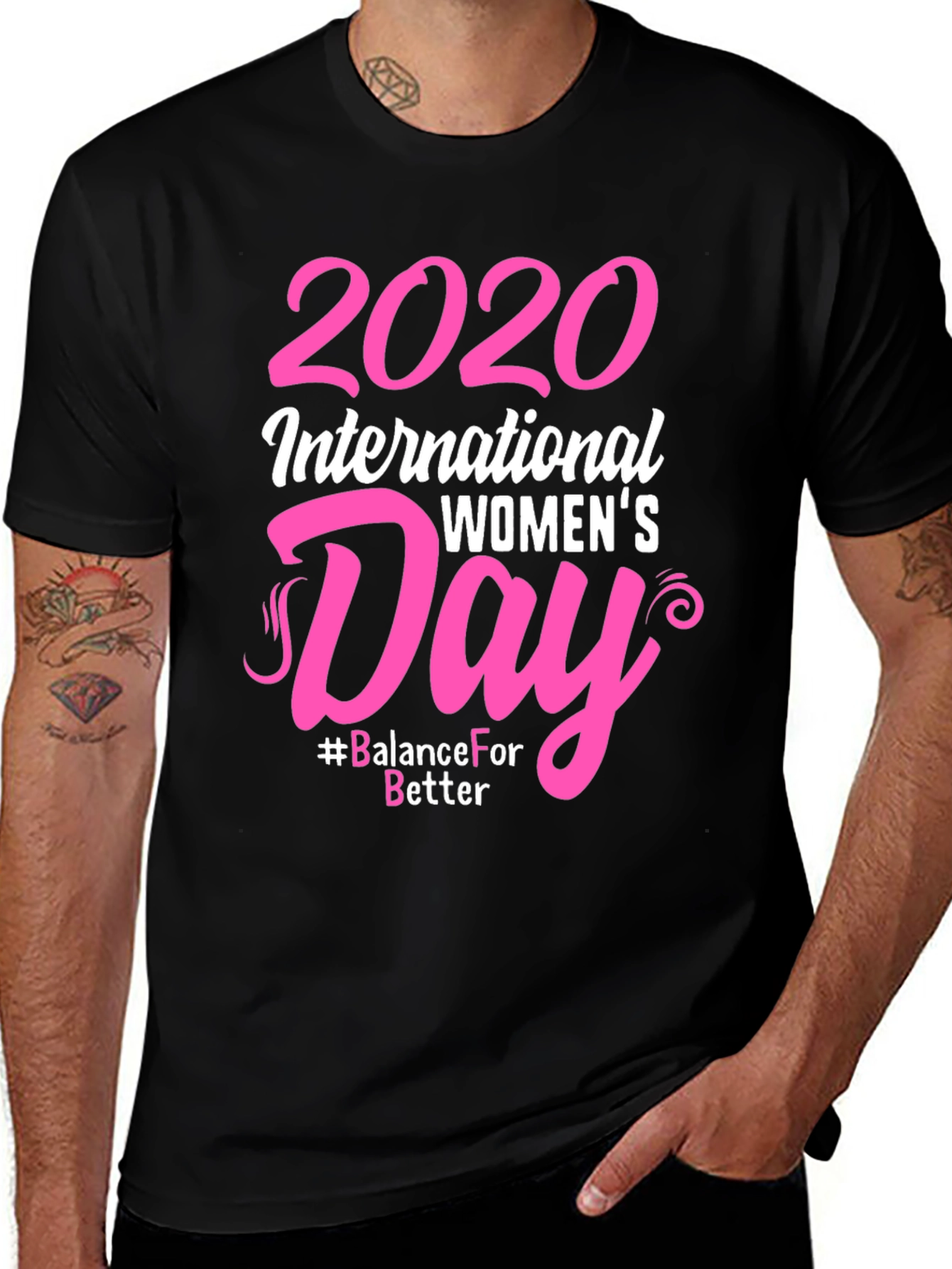 Variant 14 of 2020 International Women's Day T-Shirt Balance For Better