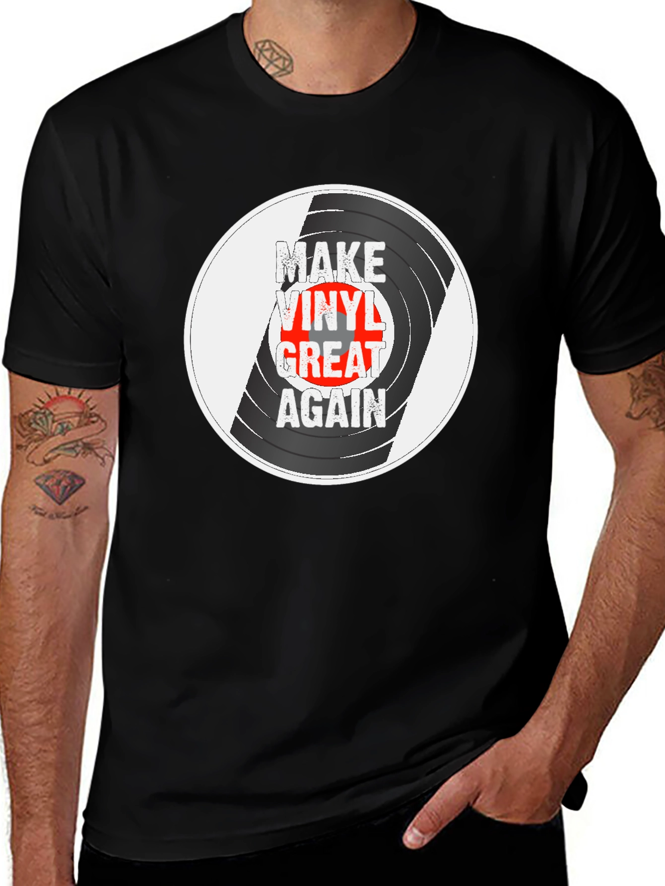 Variant 30 of Make Vinyl Great Again T-Shirt