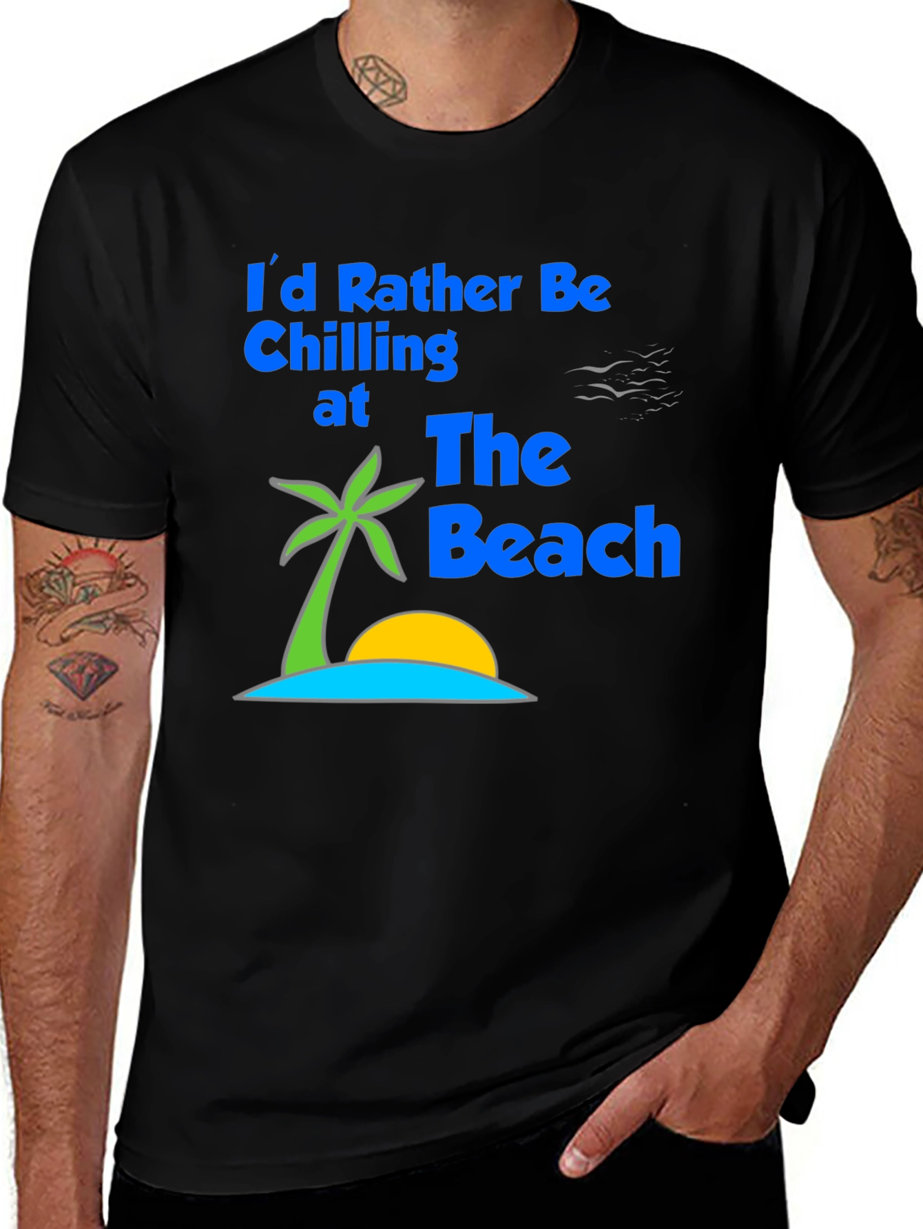 Variant 28 of Chilling at the Beach T-Shirt