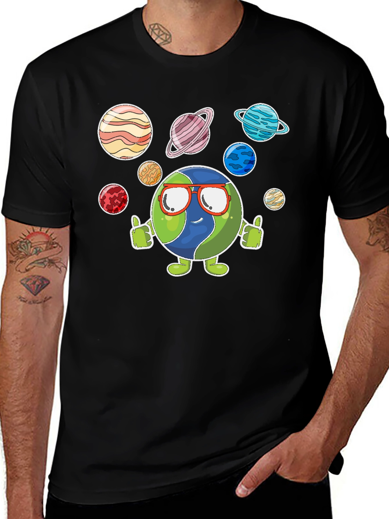 Variant 27 of Cartoon Planet Graphic Tee