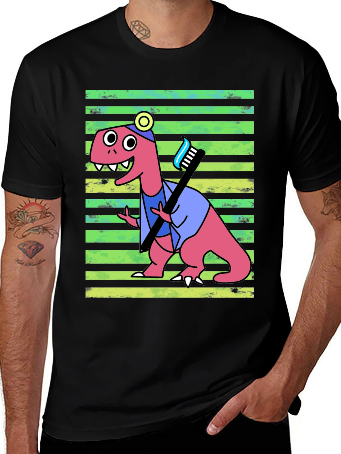 Variant 5 of Dino Dentist T-Shirt