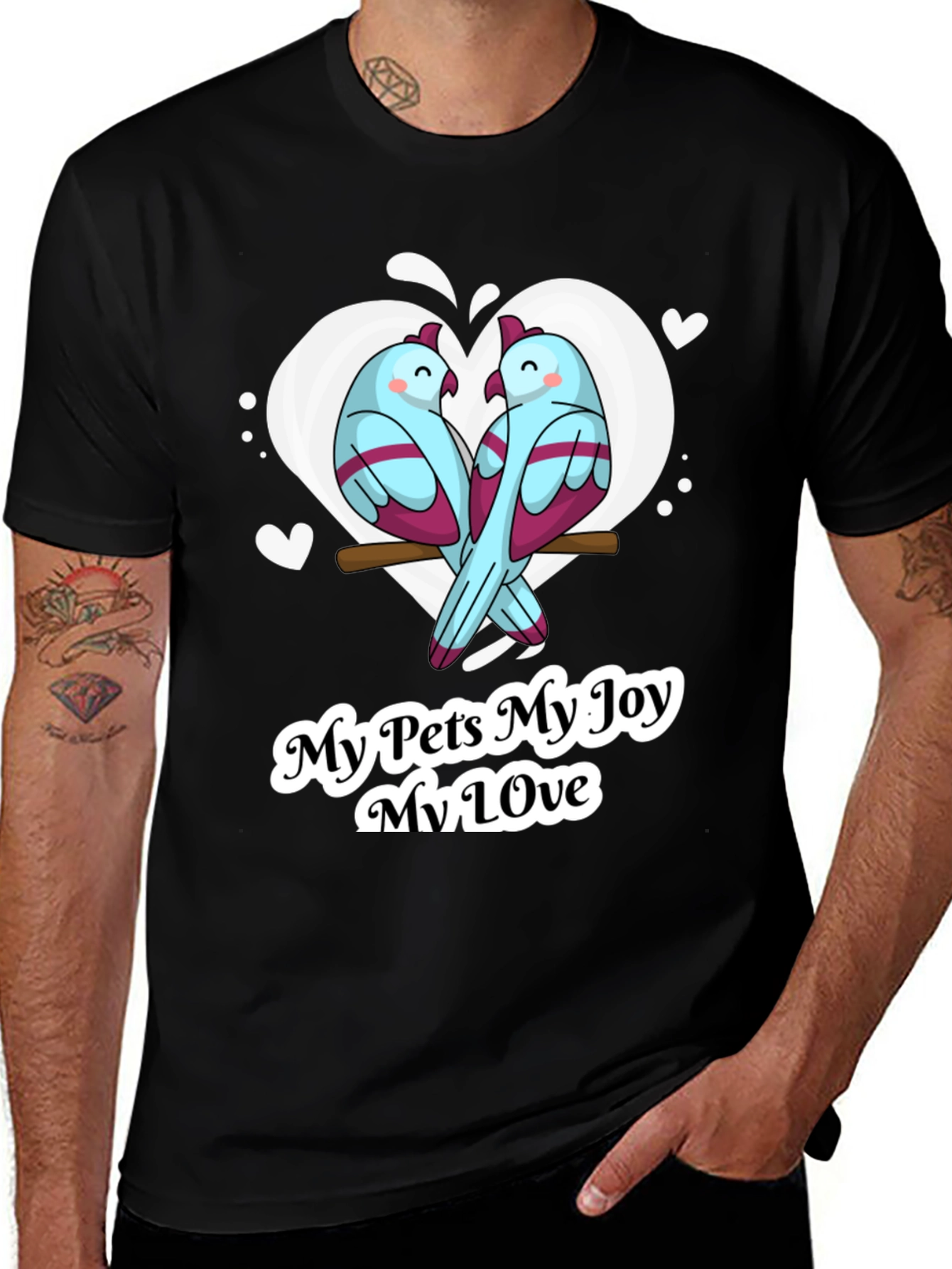 Variant 2 of My Pets My Joy My Love T-Shirt