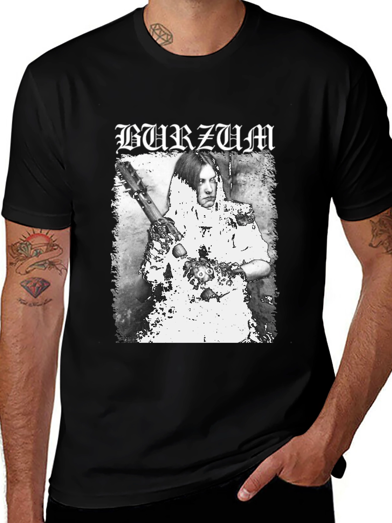 Burzum Band T-Shirt - Black Metal Tee