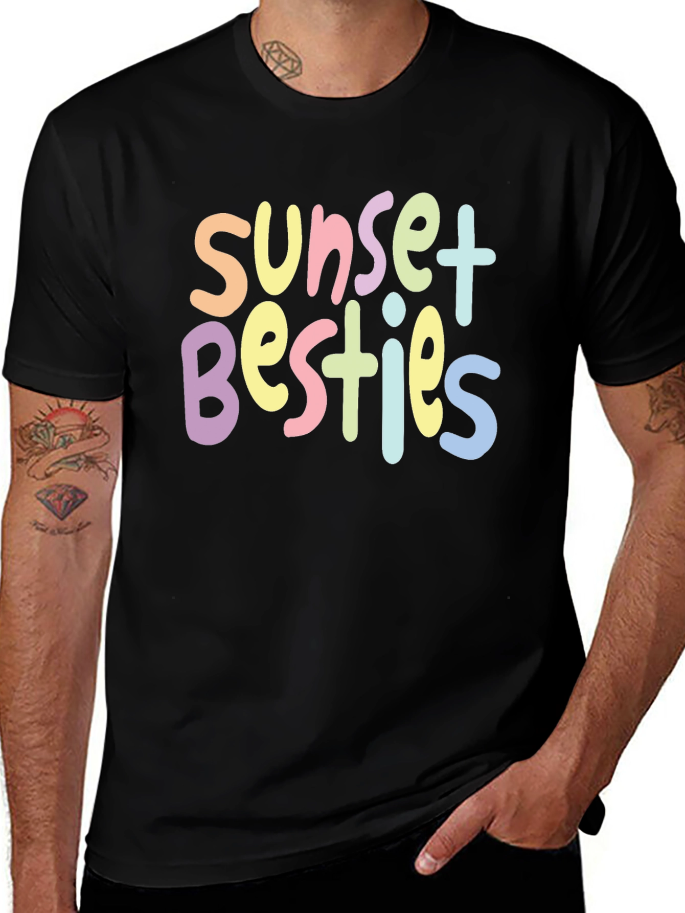 Variant 27 of Sunset Besties Graphic Tee