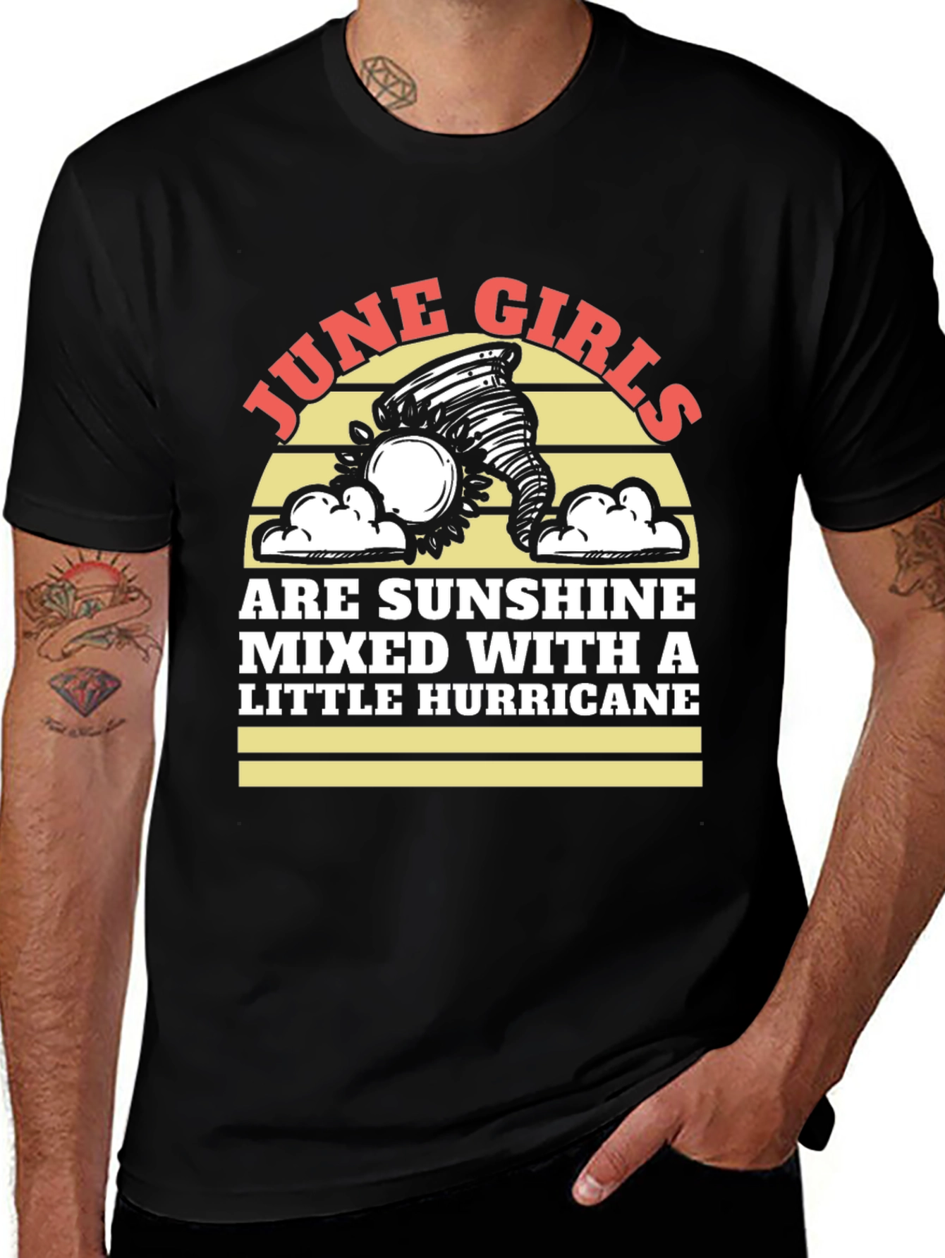 Variant 11 of June Girls Sunshine Hurricane Graphic T-Shirt