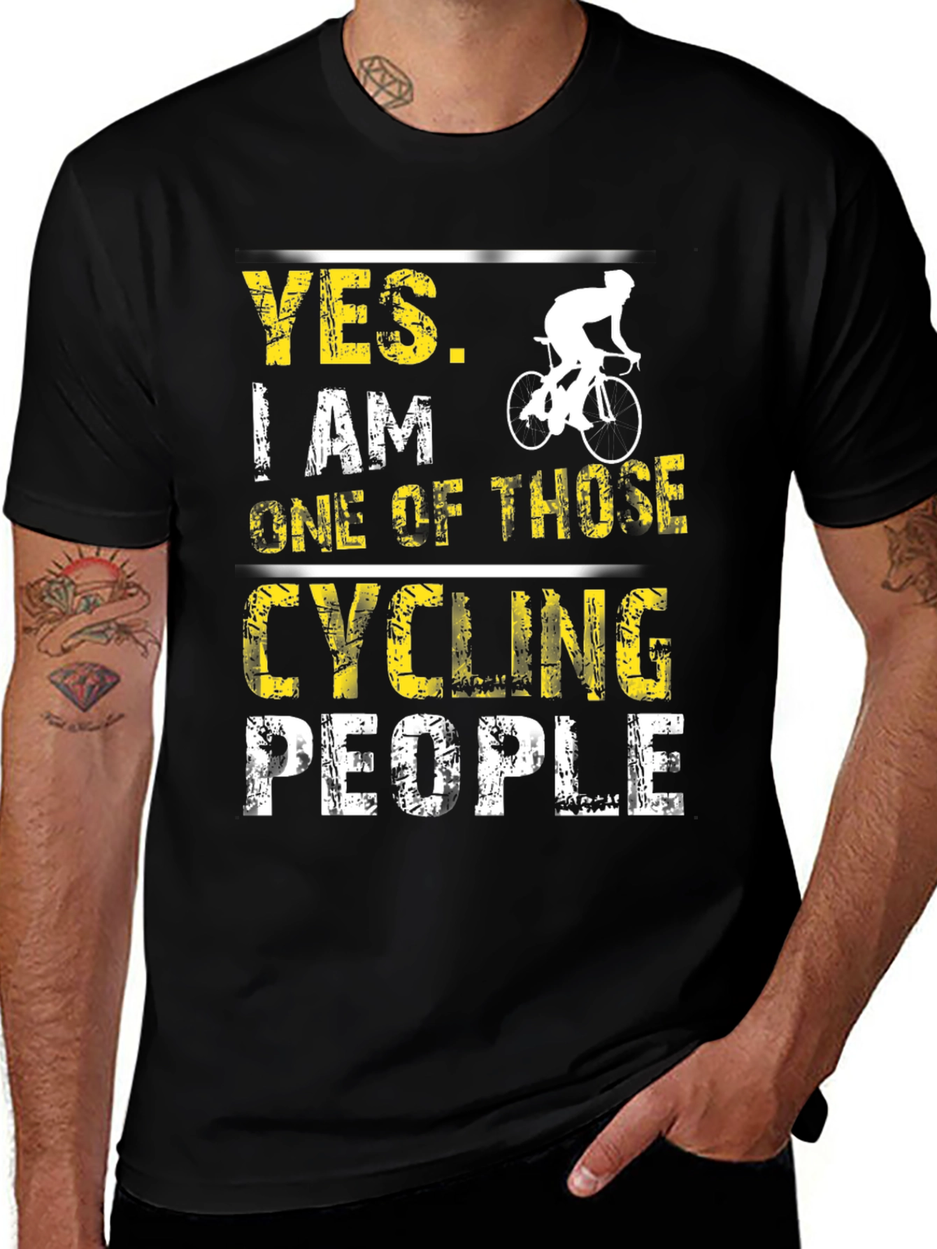 Variant 28 of Cycling People Graphic T-Shirt