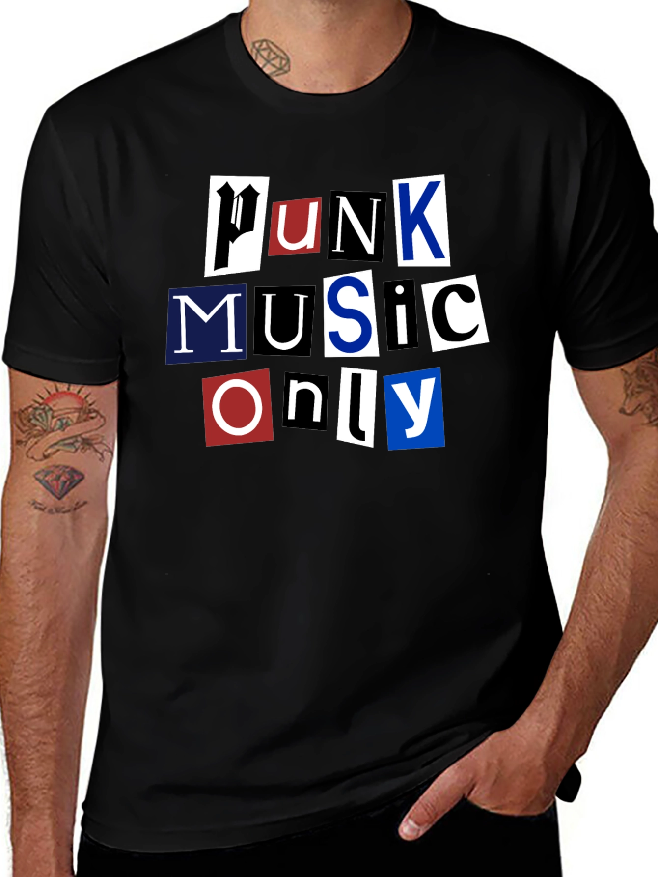 Variant 3 of Punk Music T-Shirt