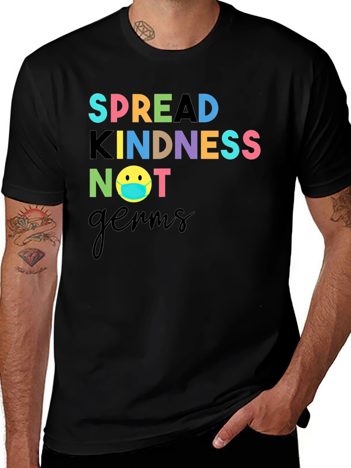 Variant 13 of Spread Kindness, Not Germs T-Shirt