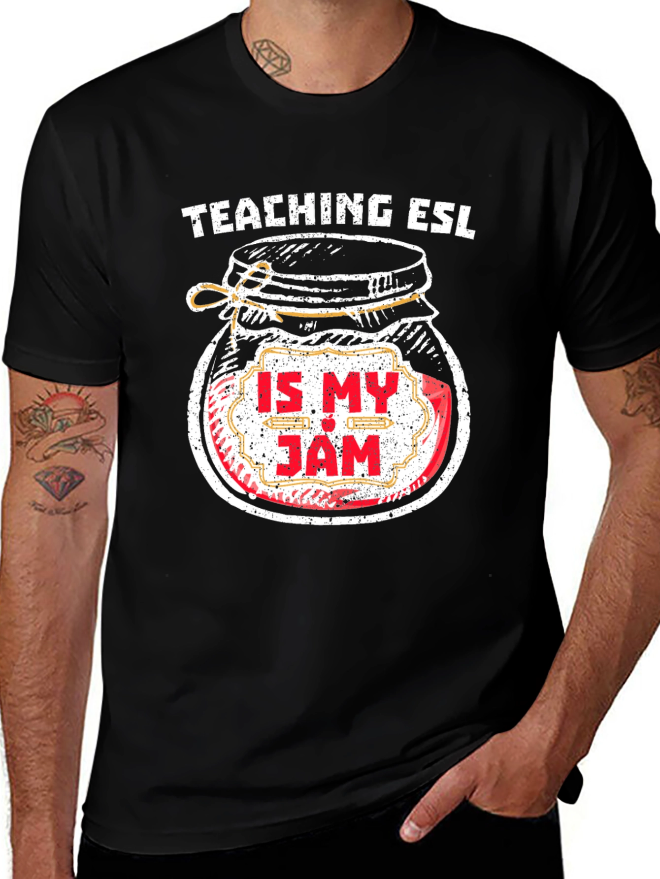 Teaching ESL Is My Jam Graphic T-Shirt