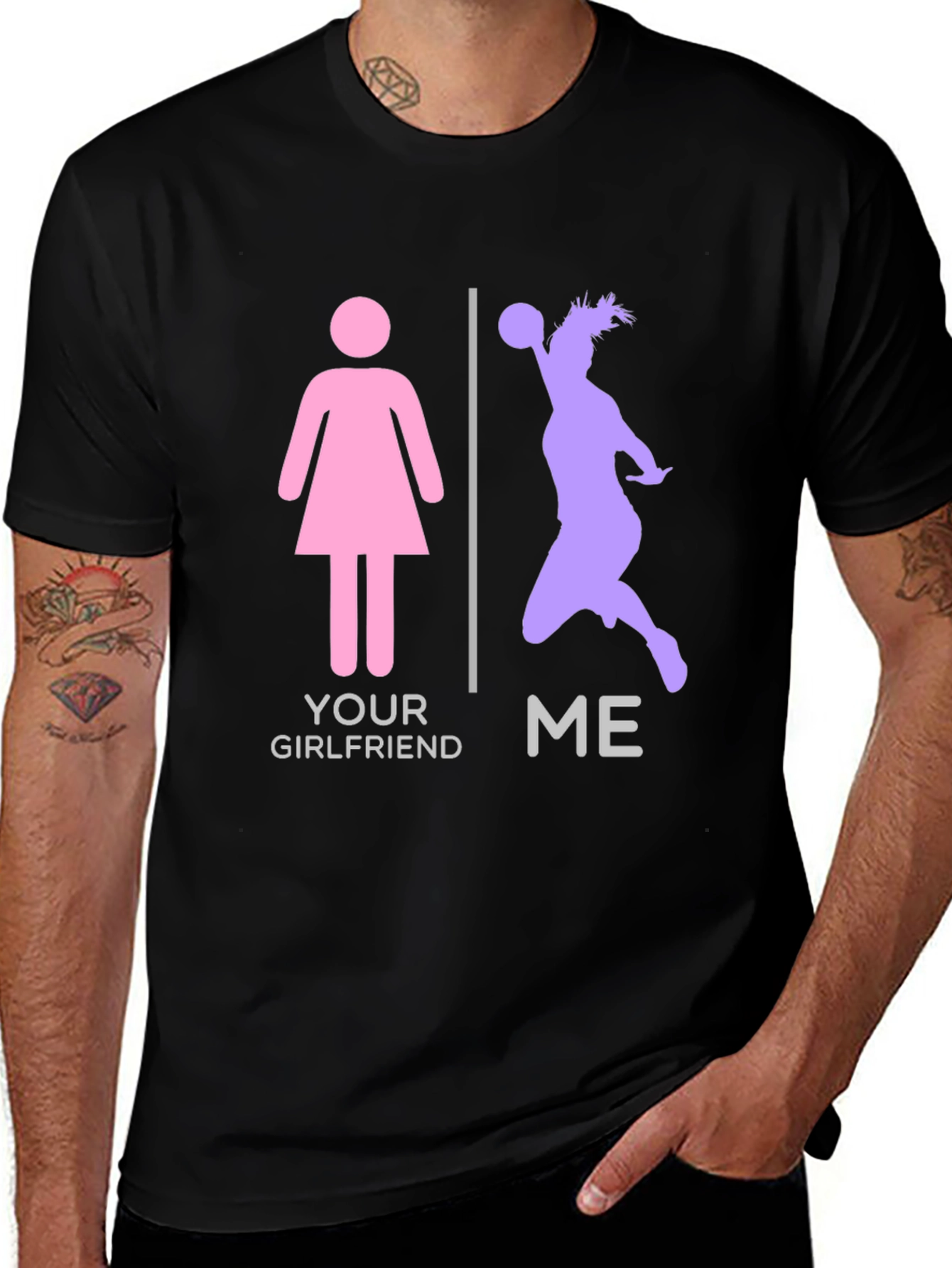 Variant 12 of Funny Volleyball Girlfriend T-Shirt