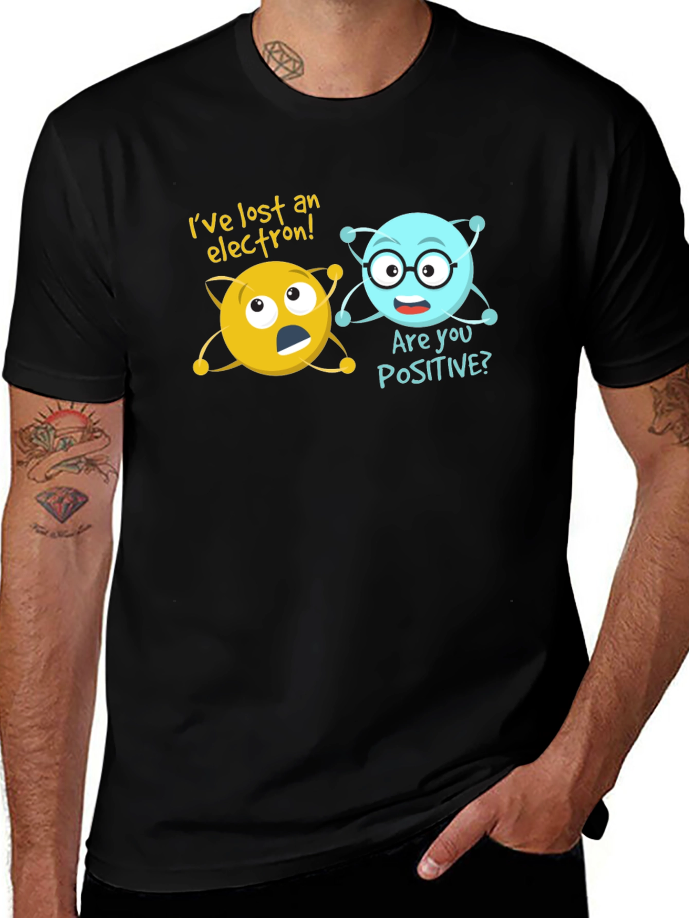 Variant 27 of I've Lost An Electron Funny Science T-Shirt