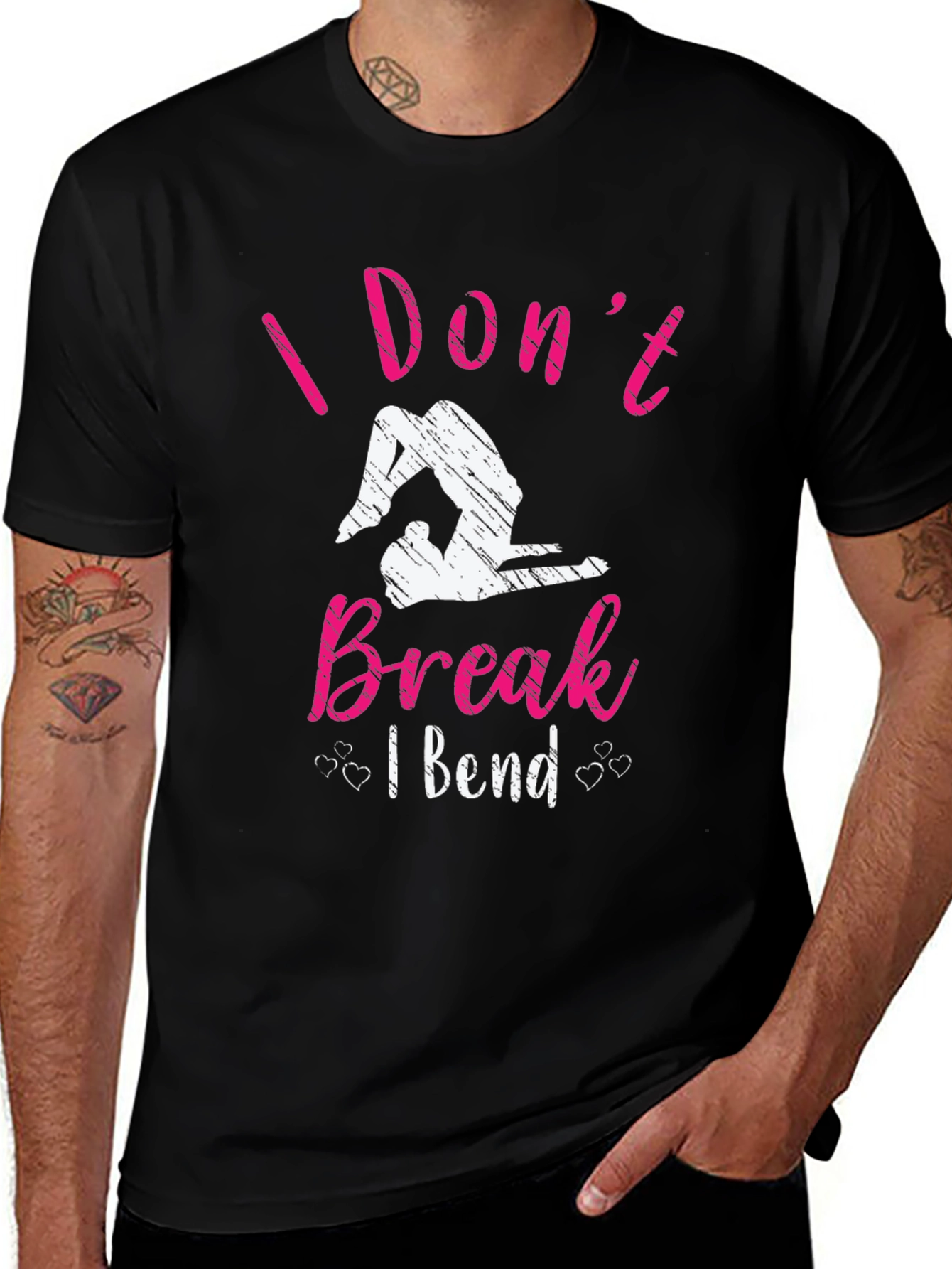 I Don't Break I Bend Graphic T-Shirt