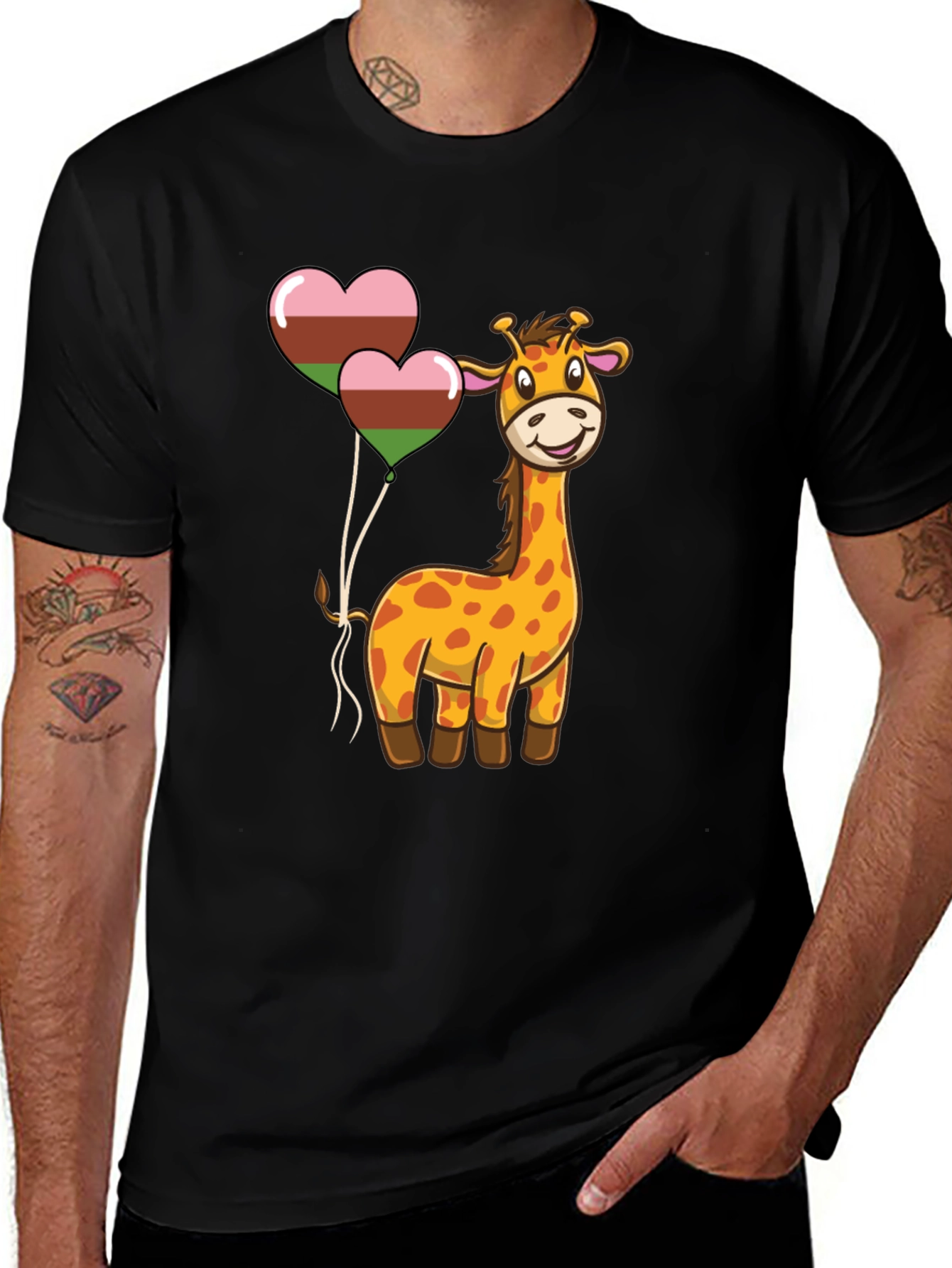 Variant 30 of Giraffe Love T-Shirt