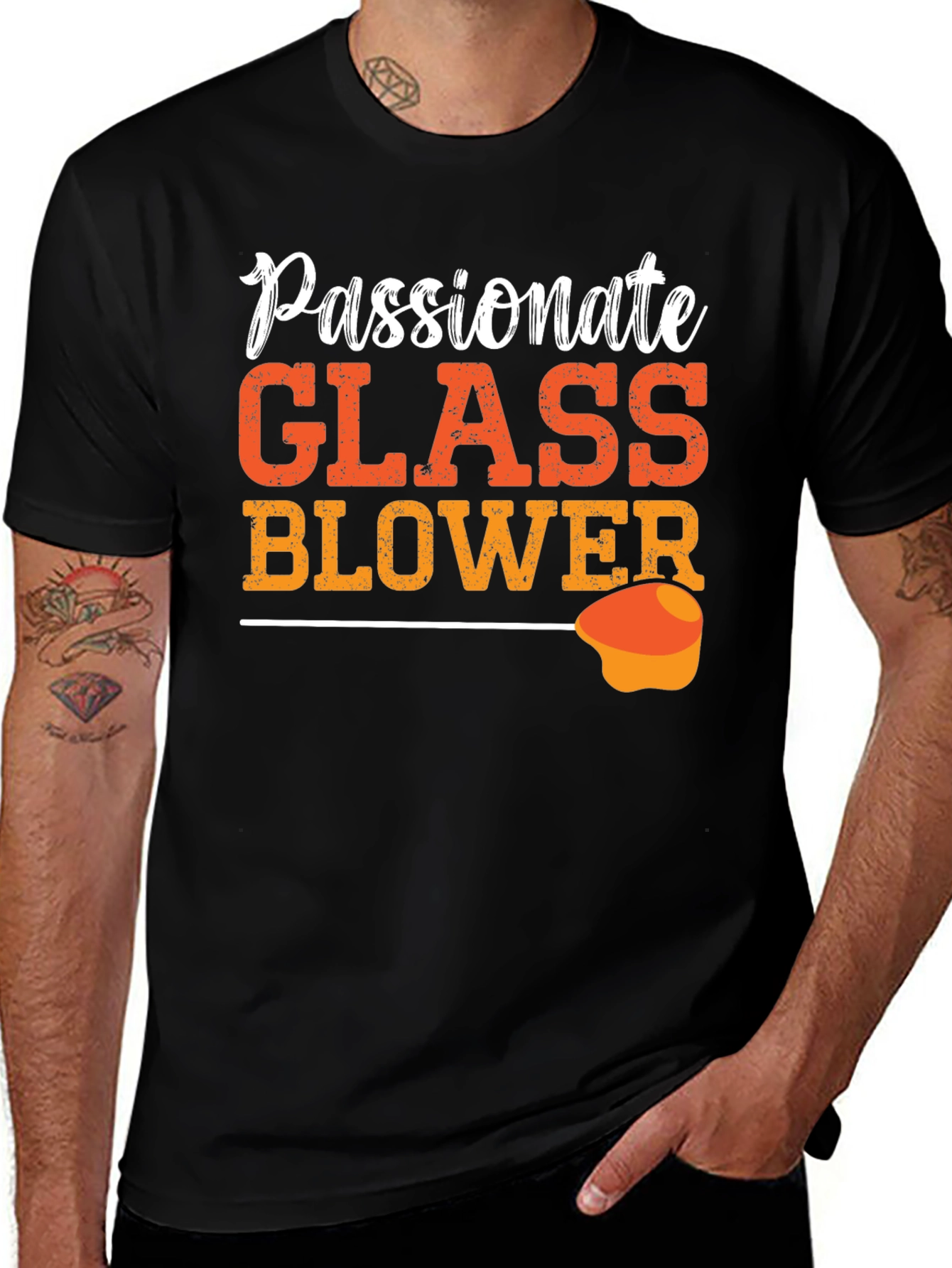 Variant 7 of Passionate Glass Blower Graphic T-Shirt